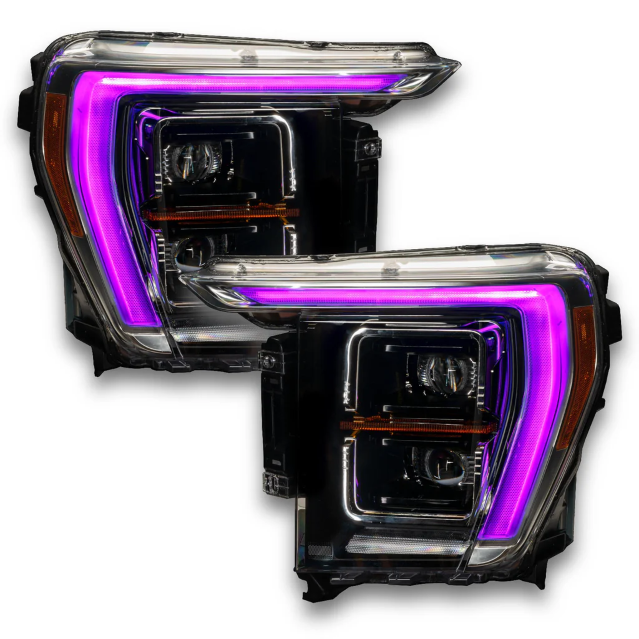 Ford F150 RGBW DRL Boards (2021-2023) – Custom Multicolor LED Lighting by RGB Halo Kits