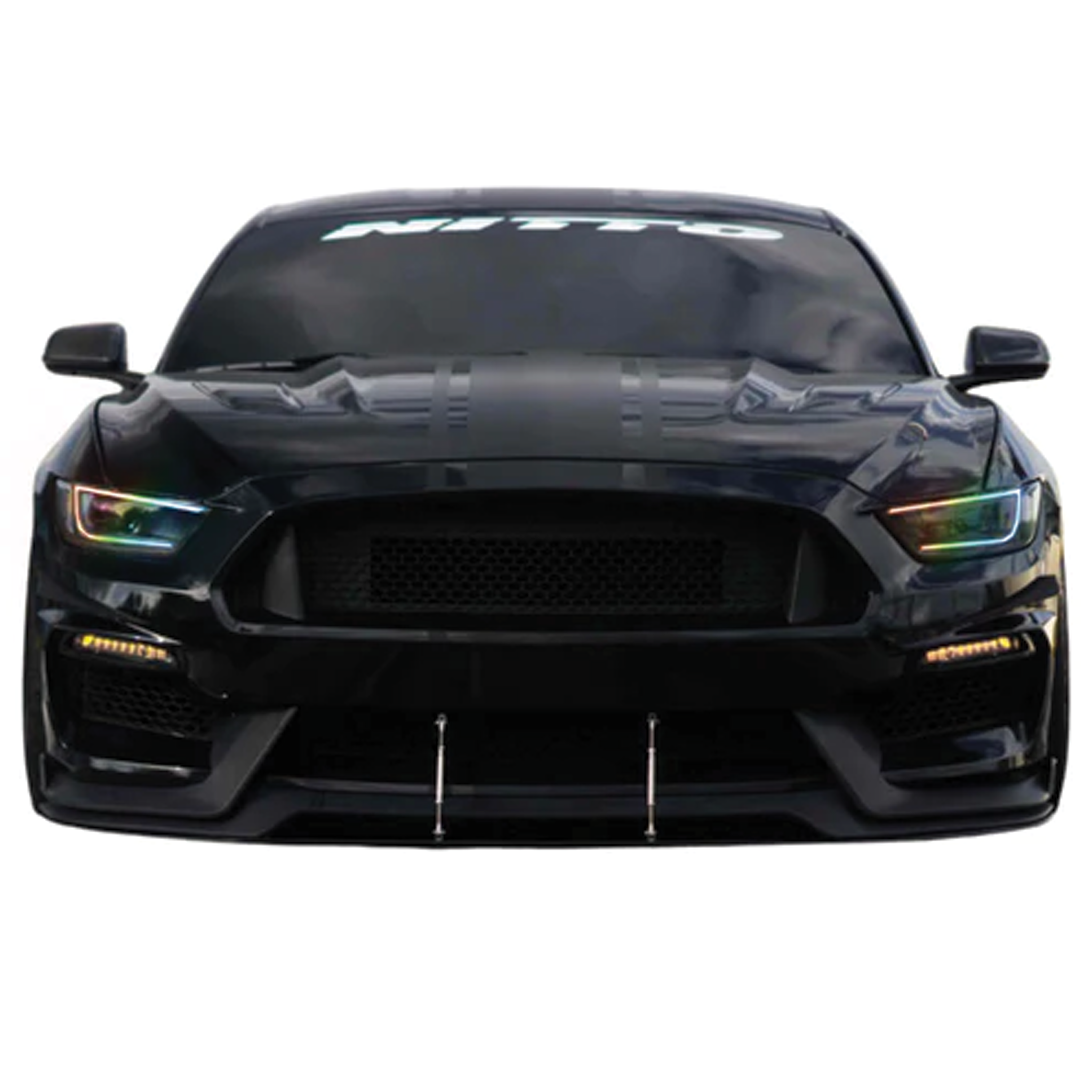 Ford Mustang: Multicolor Headlights (2015-2017) | XB Morimoto – Custom Multicolor LED Lighting by RGB Halo Kits