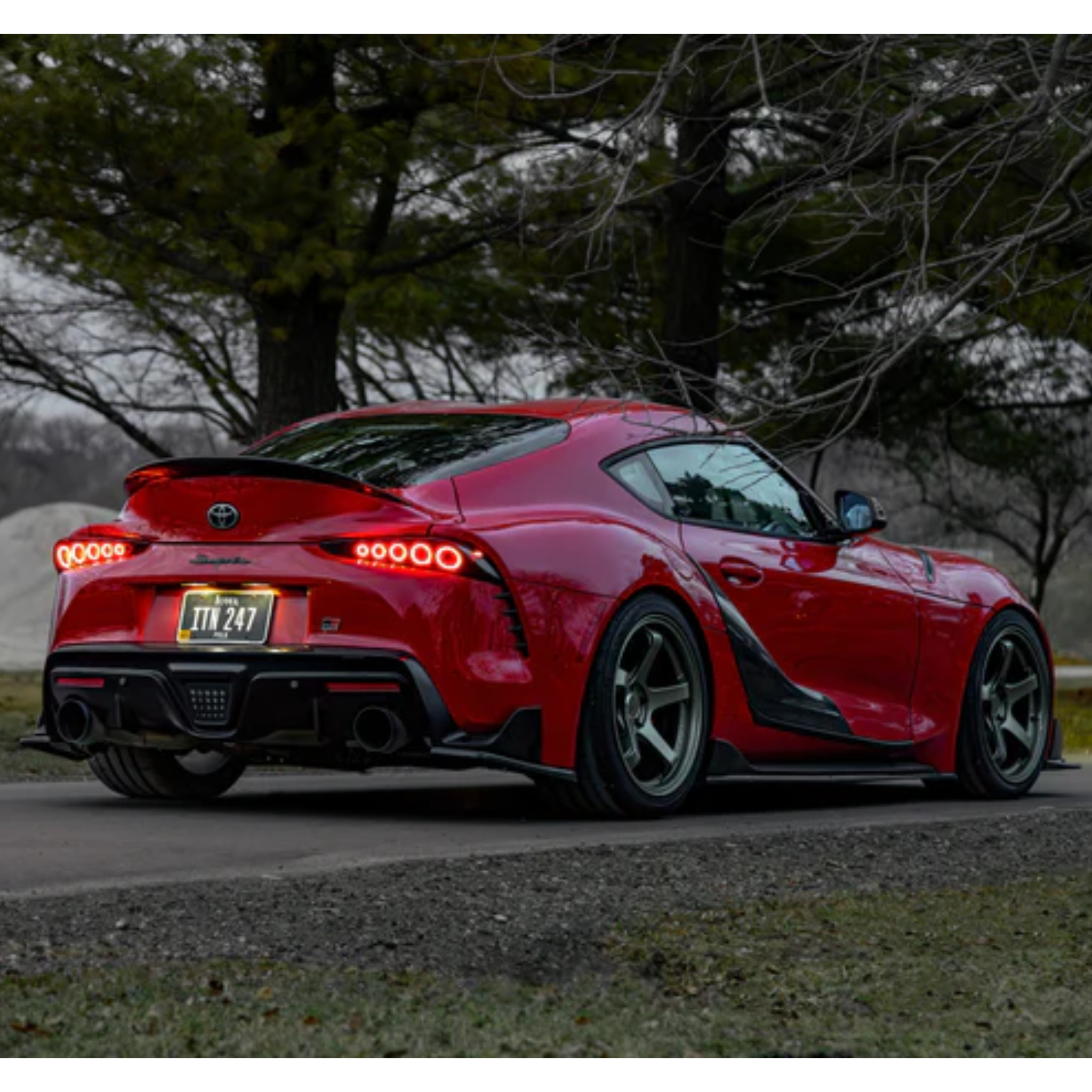 2020+ Toyota A90/A91 Supra Tail Lights – Custom Multicolor LED Lighting by RGB Halo Kits
