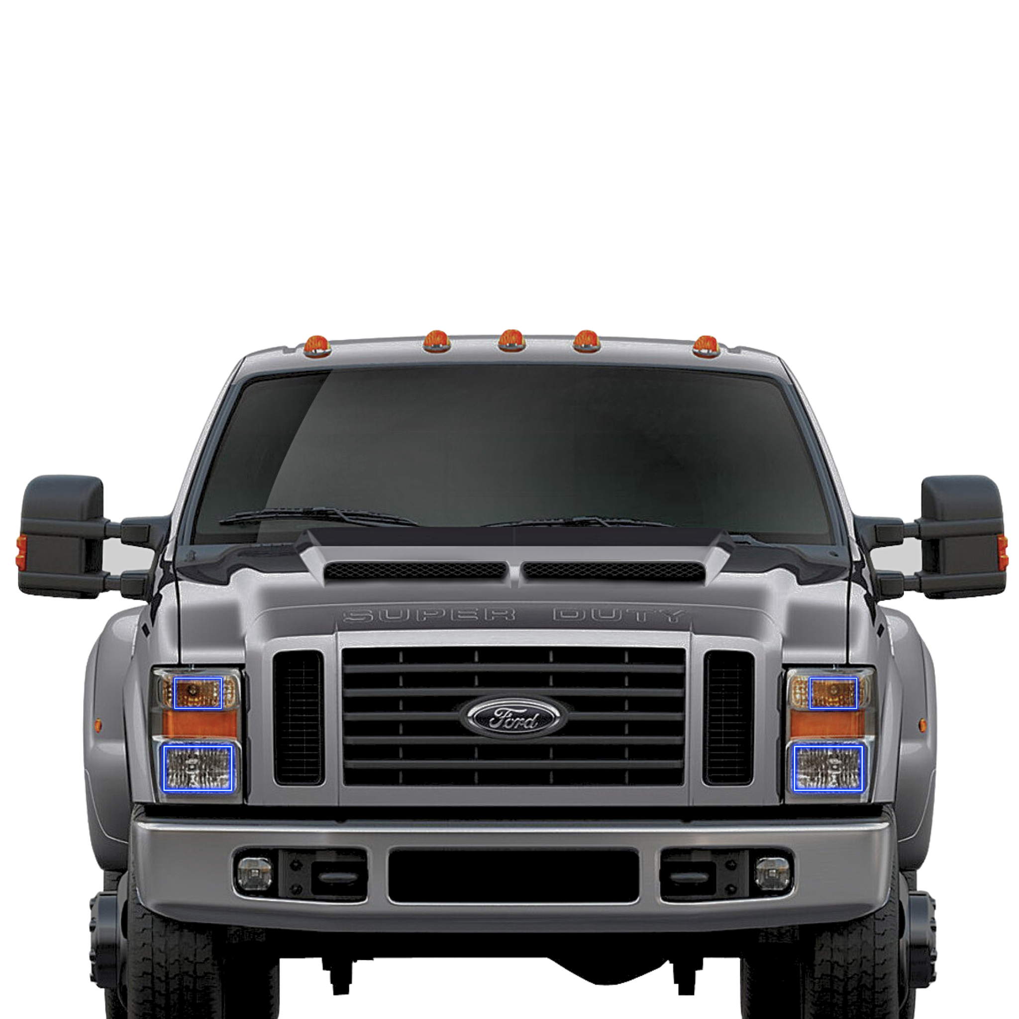 Ford Super Duty Multicolor Flow Halo Kit (2008-2010) – Custom Multicolor LED Lighting by RGB Halo Kits