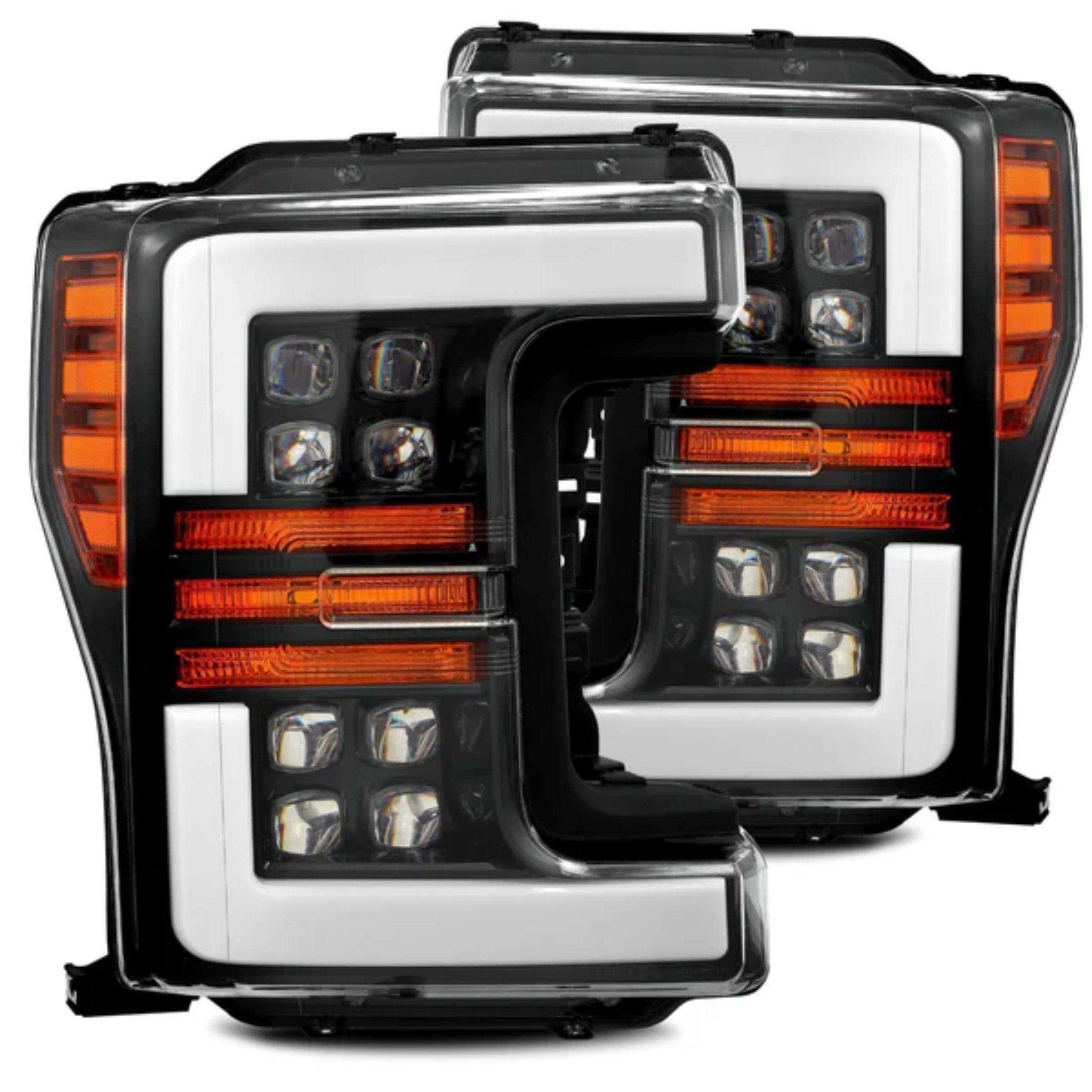 Ford F150 (2017-2019) Super Duty Headlights | Alpharex – Custom Multicolor LED Lighting by RGB Halo Kits