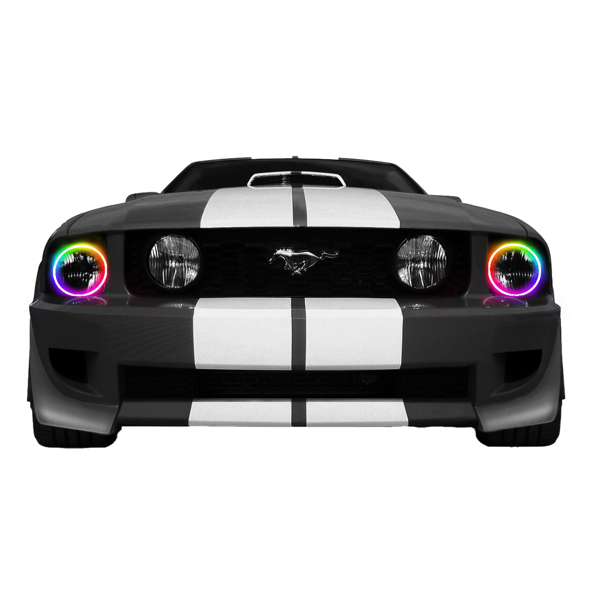 Ford Mustang Multicolor Halo Kit (2005-2009) – Custom Multicolor LED Lighting by RGB Halo Kits