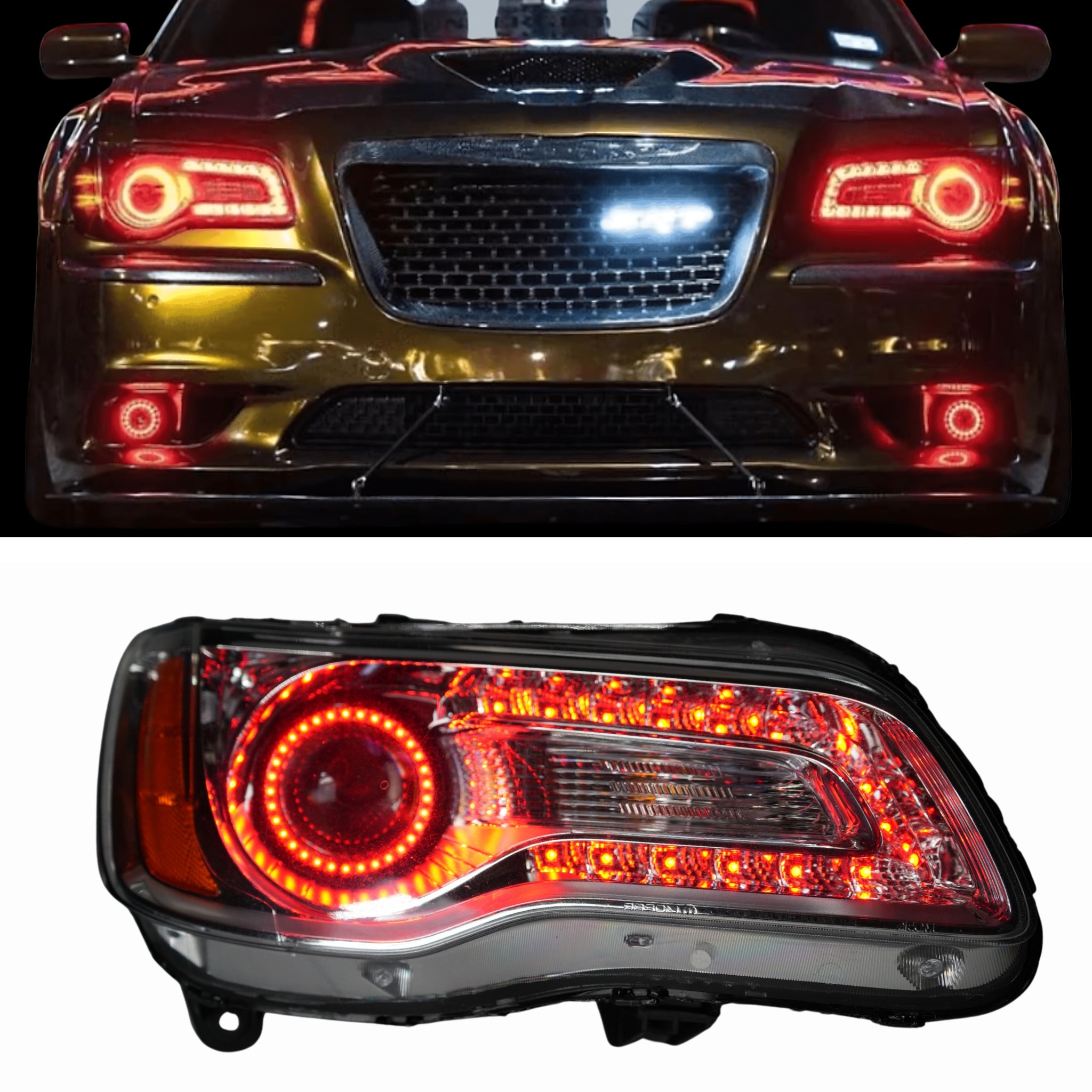 Chrysler 300 Multicolor DRL Boards (2011-2023) – Custom Multicolor LED Lighting by RGB Halo Kits