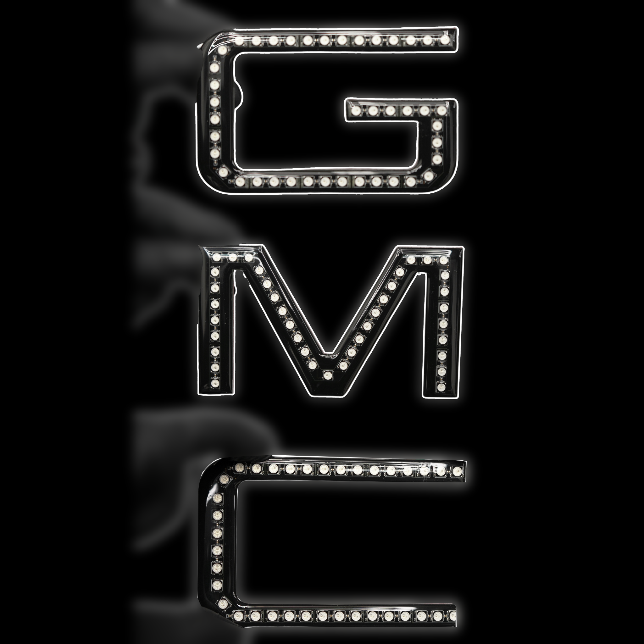 GMC LED Emblem: (Replacement Letters) – Custom Multicolor LED Lighting by RGB Halo Kits