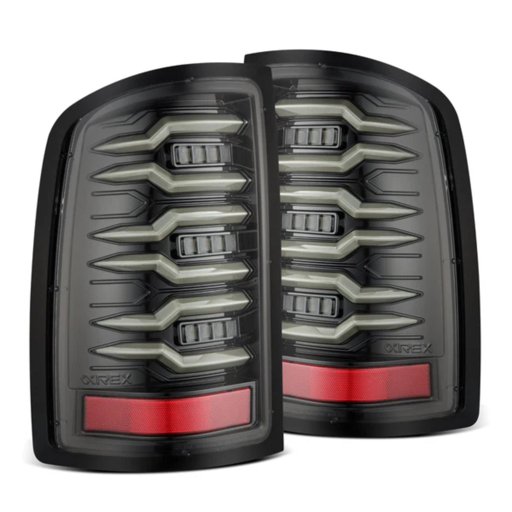 GMC Sierra (2007-2013) LUXX-Series Tail Lights | Alpharex – Custom Multicolor LED Lighting by RGB Halo Kits
