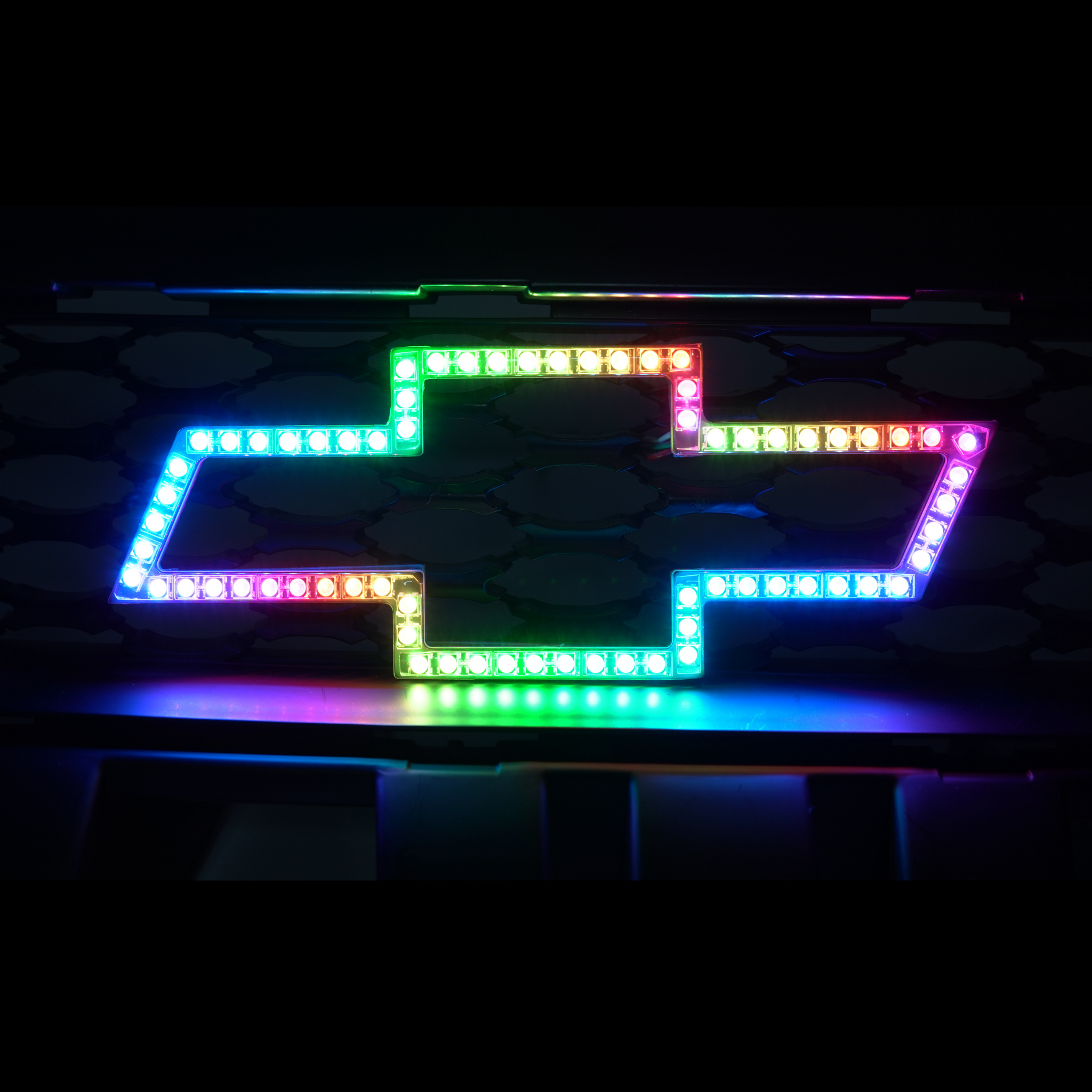 Chevrolet LED Emblem (Multicolor) 2007-2023 – Custom Multicolor LED Lighting by RGB Halo Kits