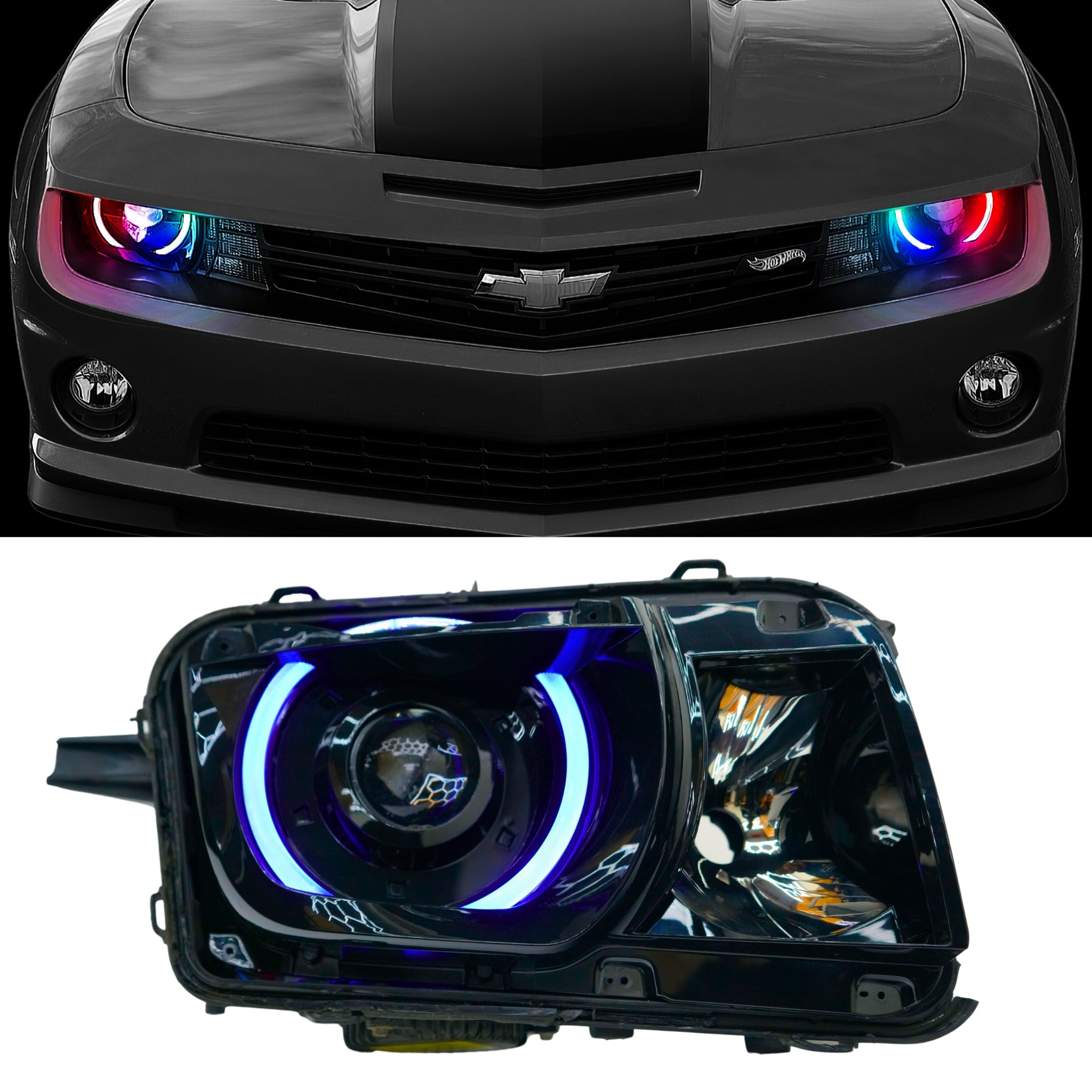 Chevrolet Camaro RS/SS RGBW DRL Boards (2010-2013) – Custom Multicolor LED Lighting by RGB Halo Kits