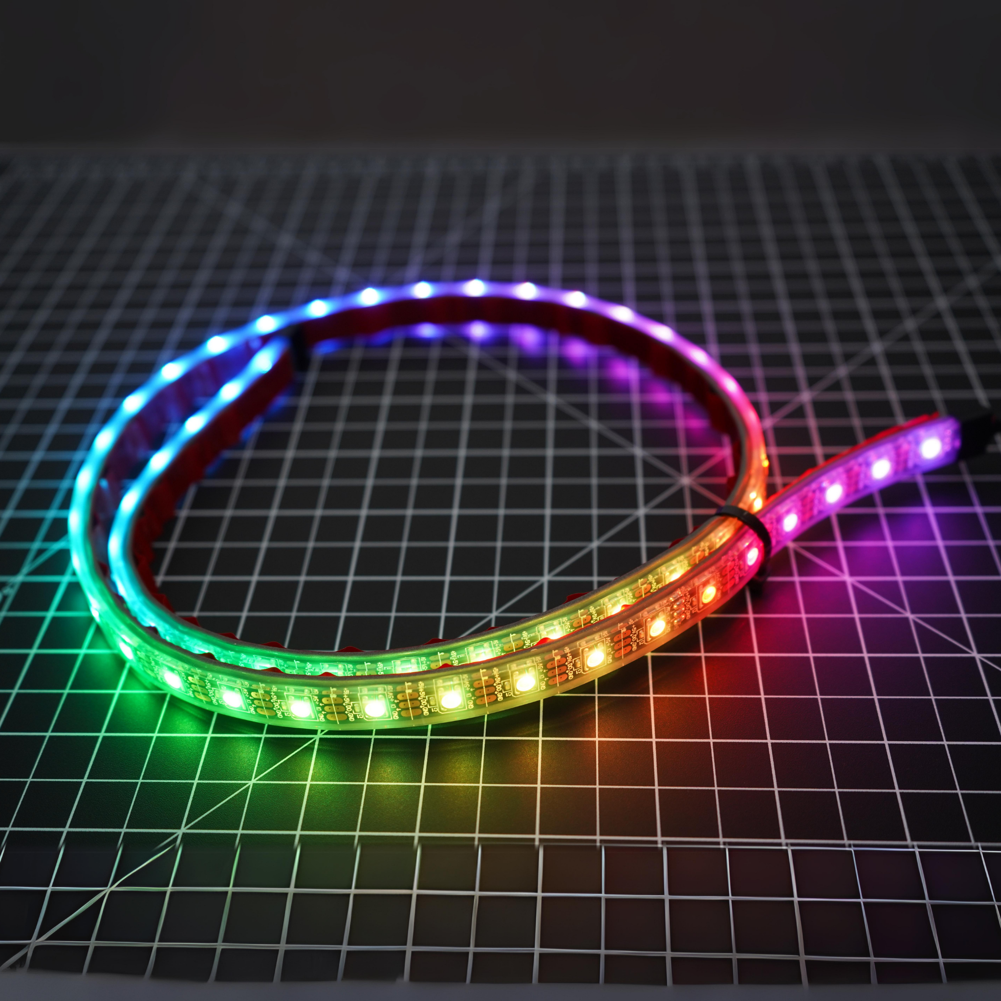 100% Waterproof Flexible LED Strip | IP68 – Custom Multicolor LED Lighting by RGB Halo Kits