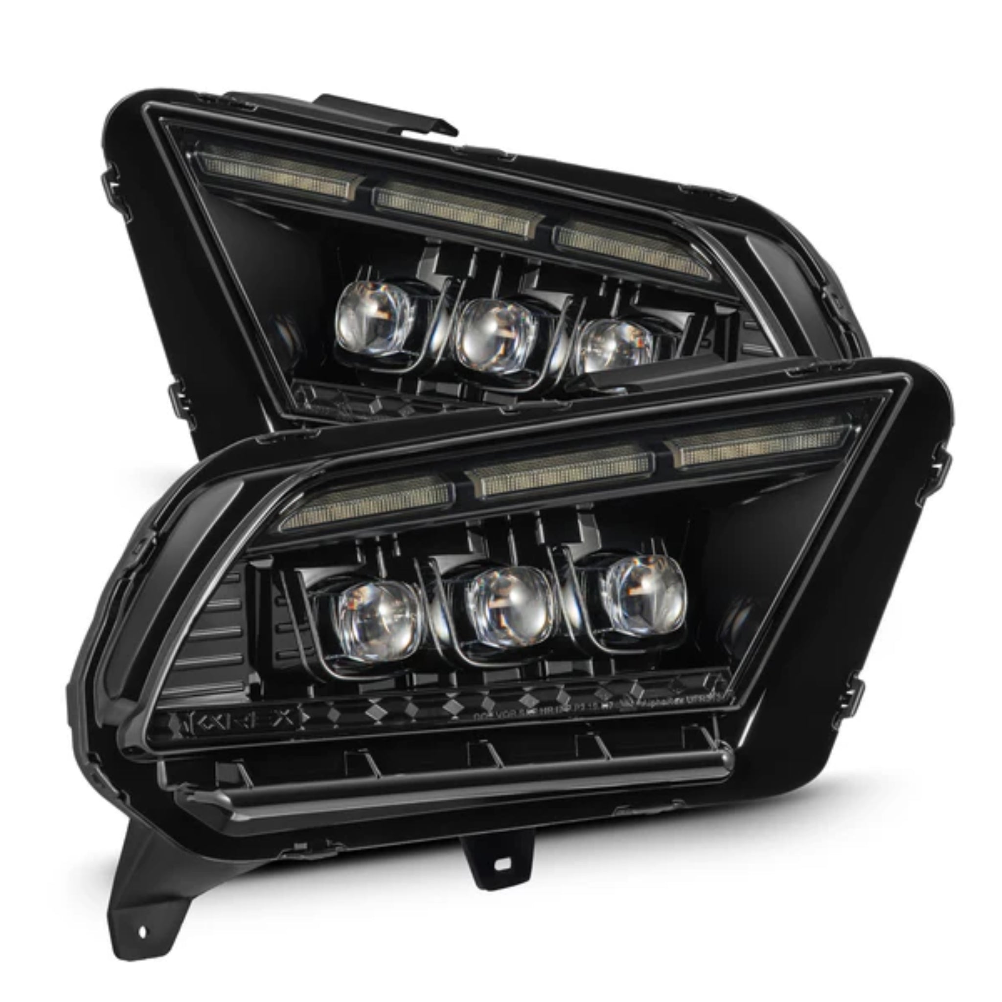 Ford Mustang MK II NOVA-Series LED Projector Headlights (2013-2014) | Alpharex – Custom Multicolor LED Lighting by RGB Halo Kits
