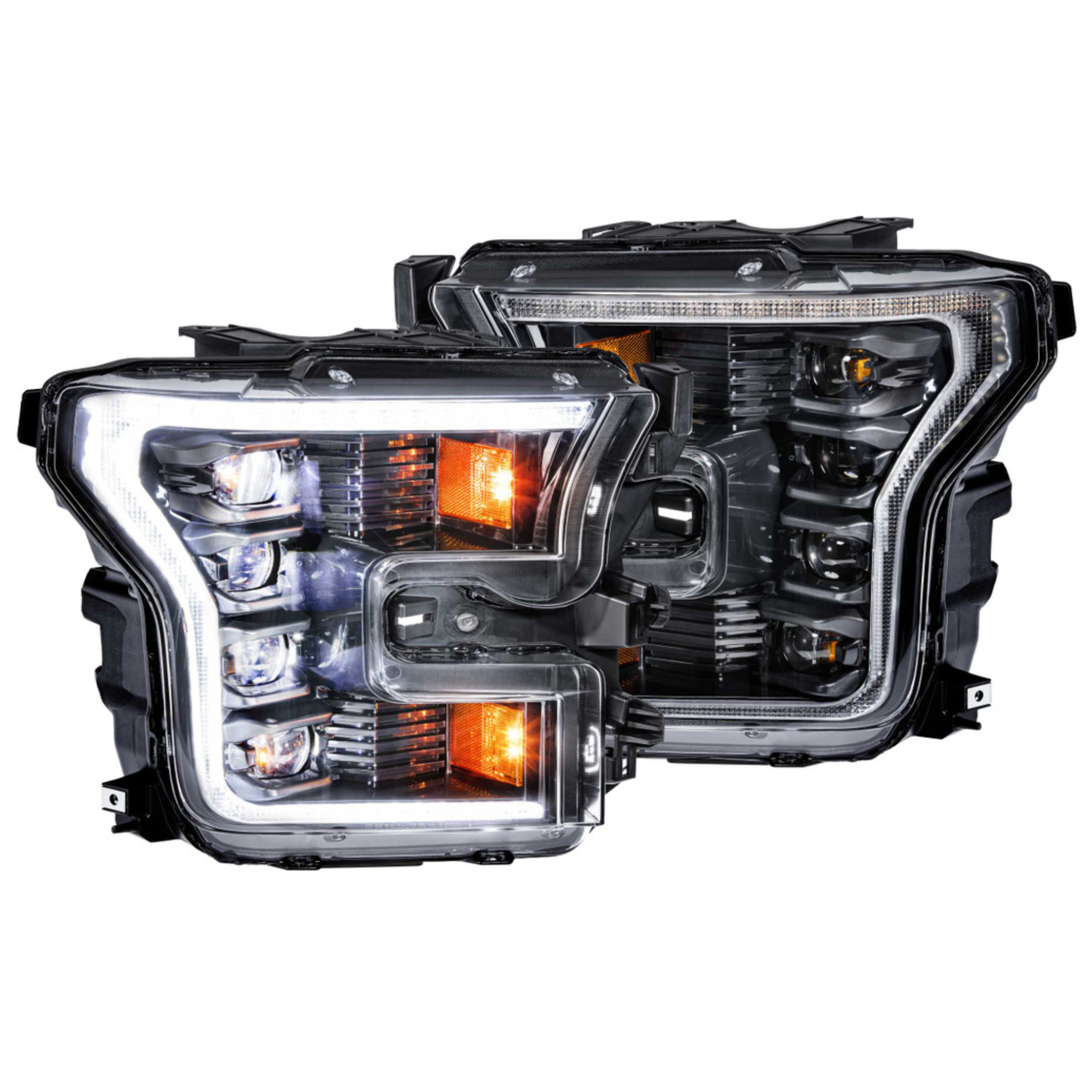 Ford F150: LED Headlights (2015 - 2017) | XB – Custom Multicolor LED Lighting by RGB Halo Kits