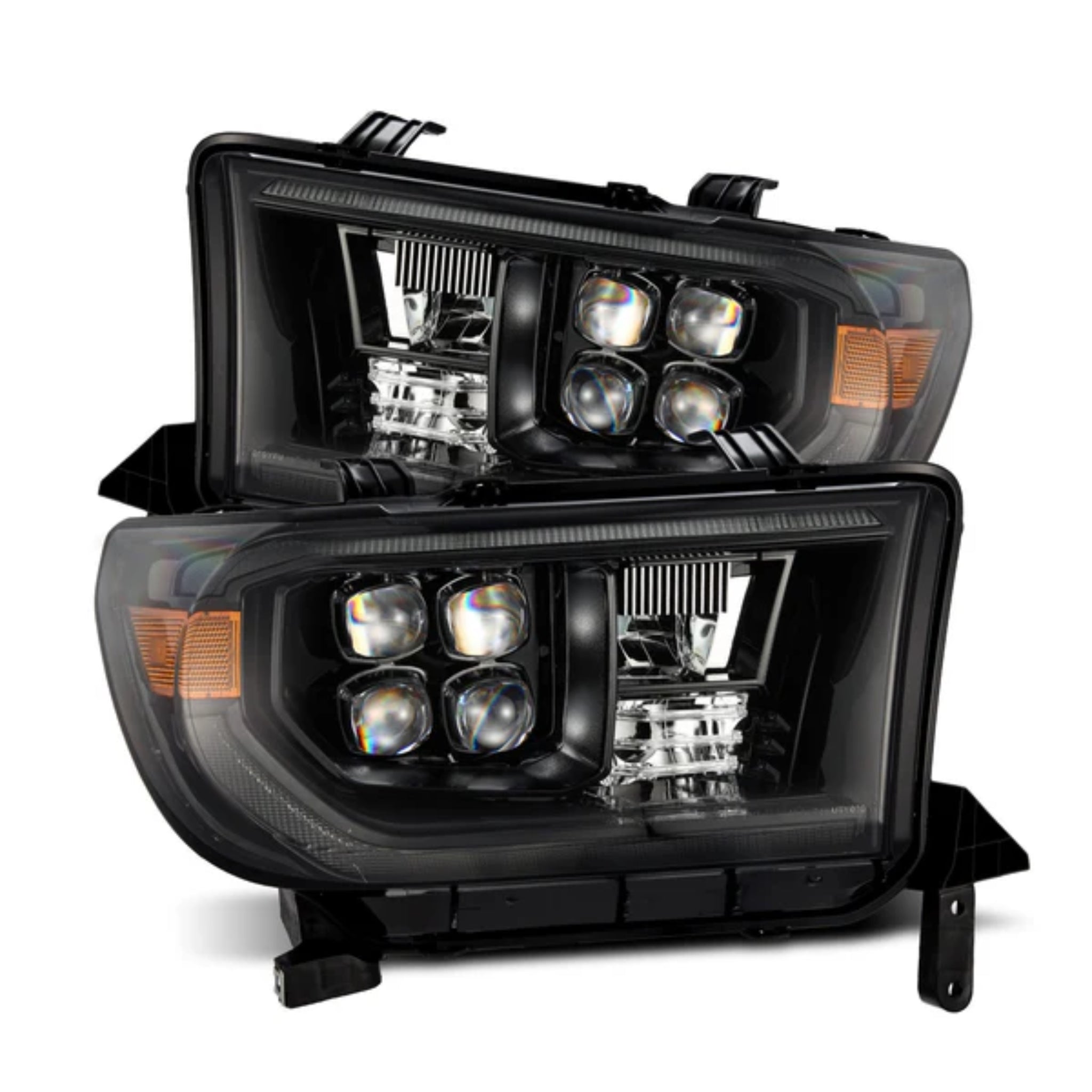 Toyota Tundra (2007-2013) / Toyota Sequoia (2008-2017) MK II Headlights | Alpharex – Custom Multicolor LED Lighting by RGB Halo Kits