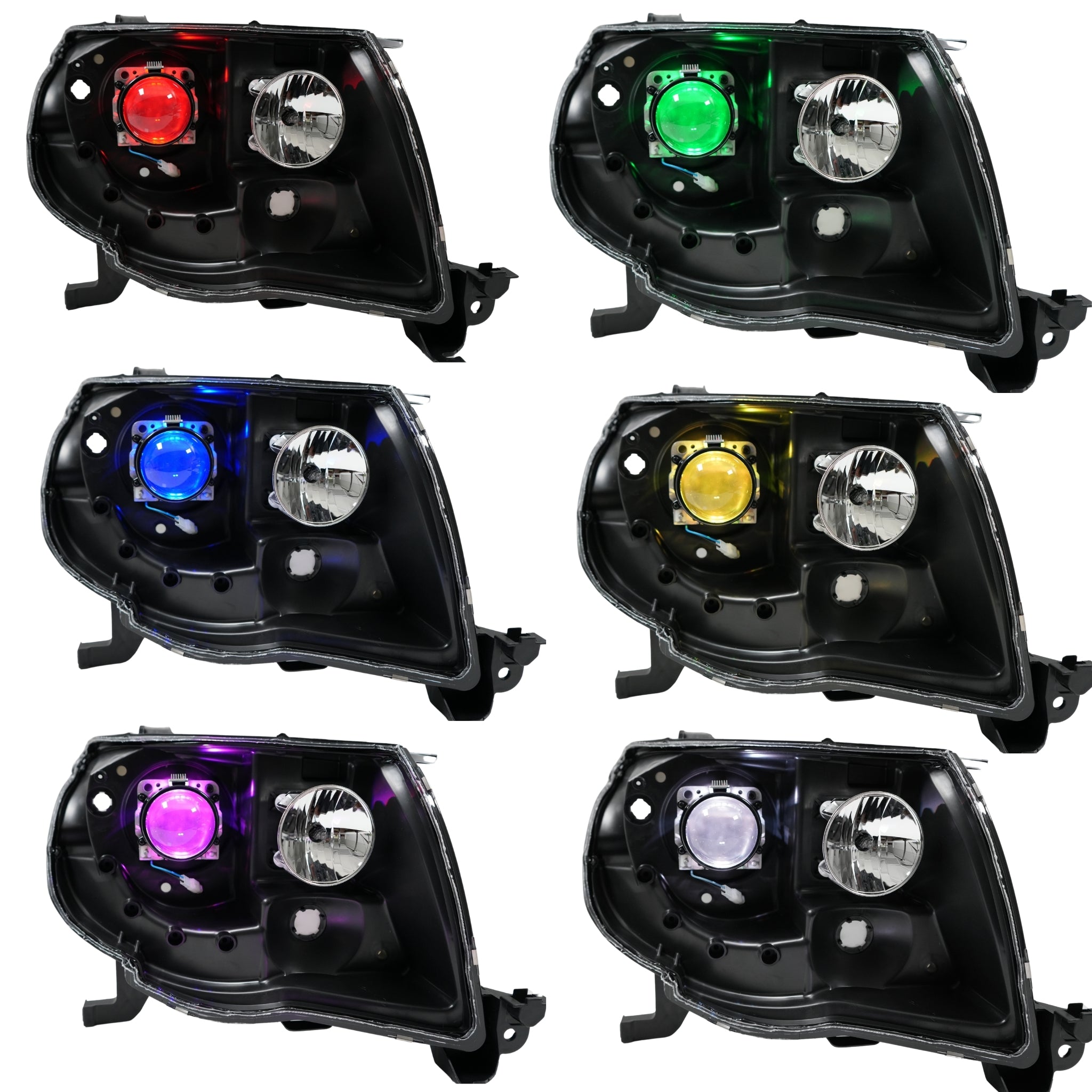 Multicolor Demon Eyes | Dual Intensity RGBW – Custom Multicolor LED Lighting by RGB Halo Kits