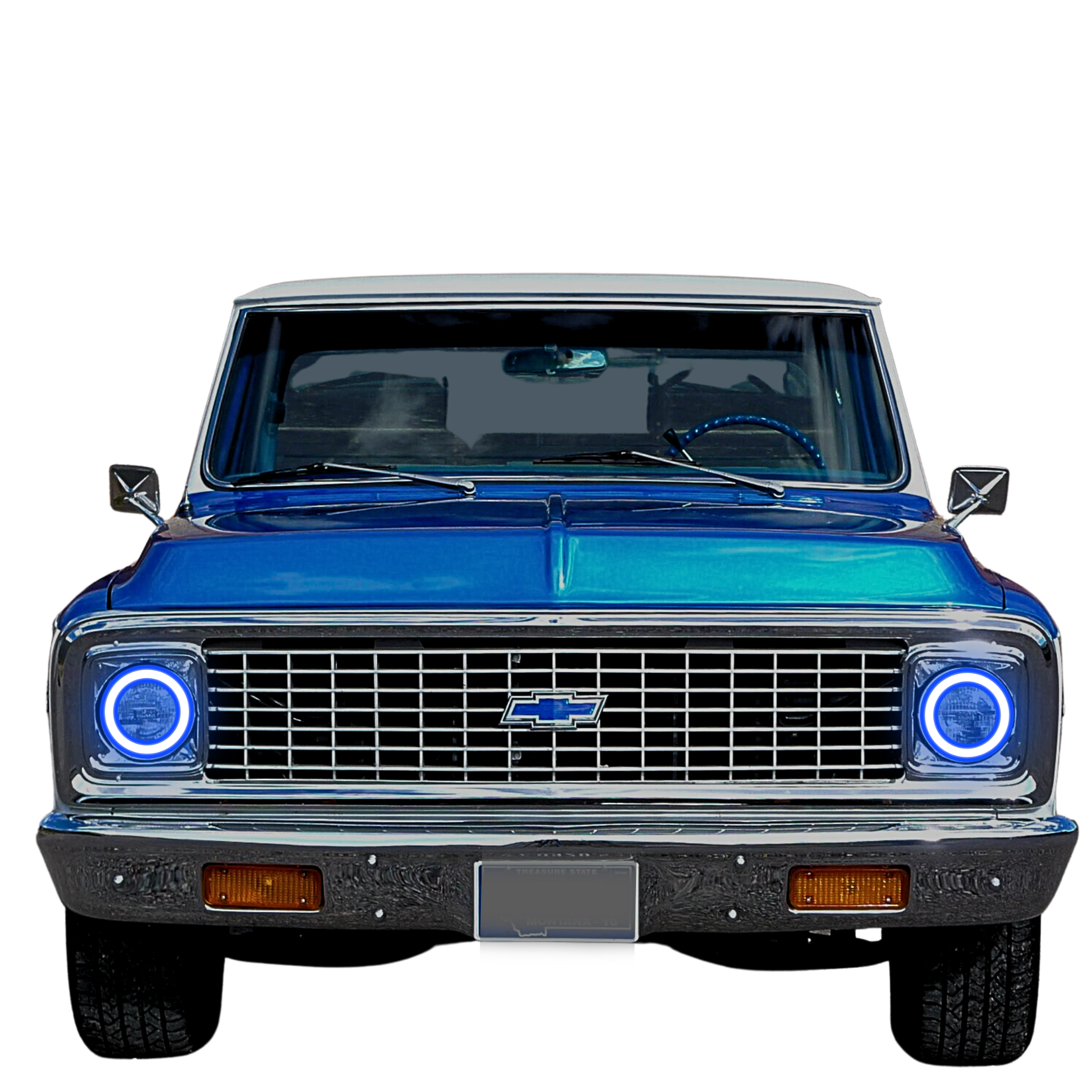 Chevrolet C10 Truck Multicolor Halo Kit (1988-2002) – Custom Multicolor LED Lighting by RGB Halo Kits