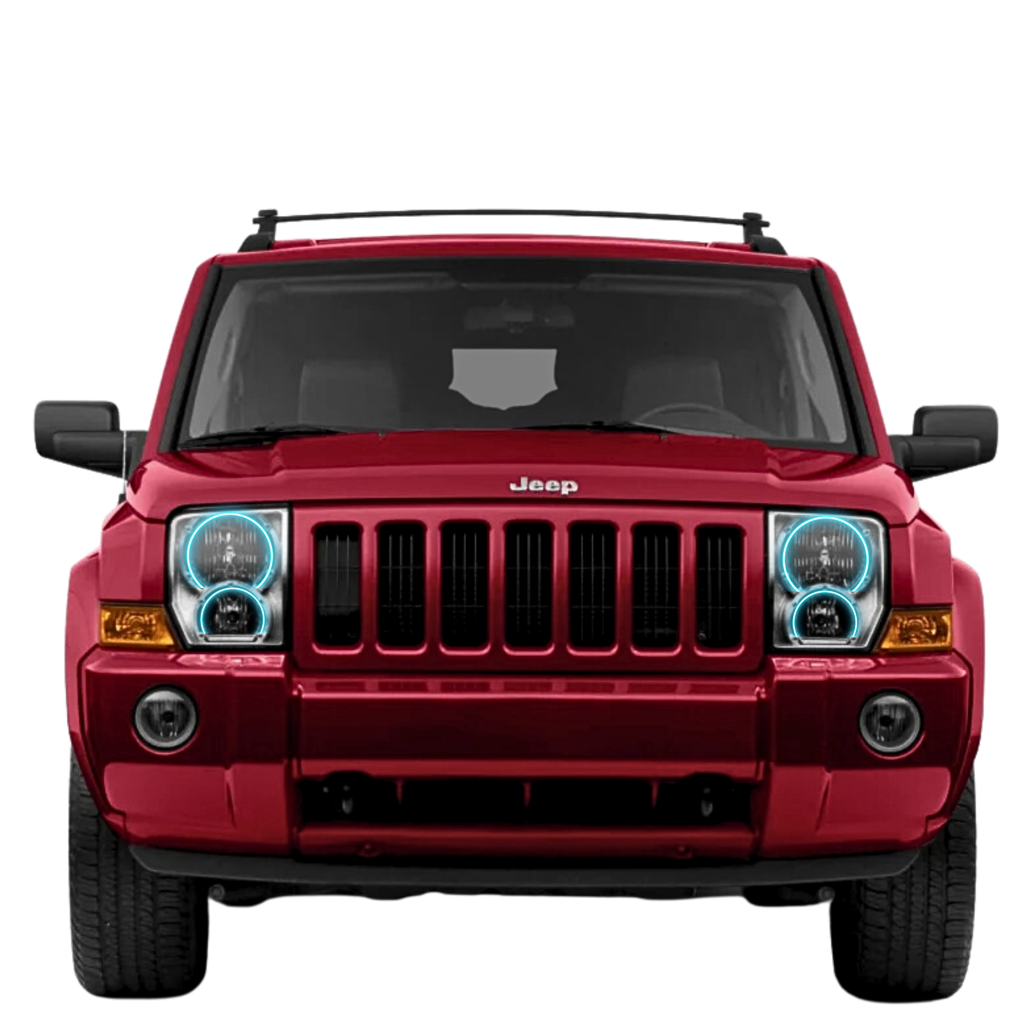 Jeep Commander Multicolor Halo Kit (2005-2010) – Custom Multicolor LED Lighting by RGB Halo Kits