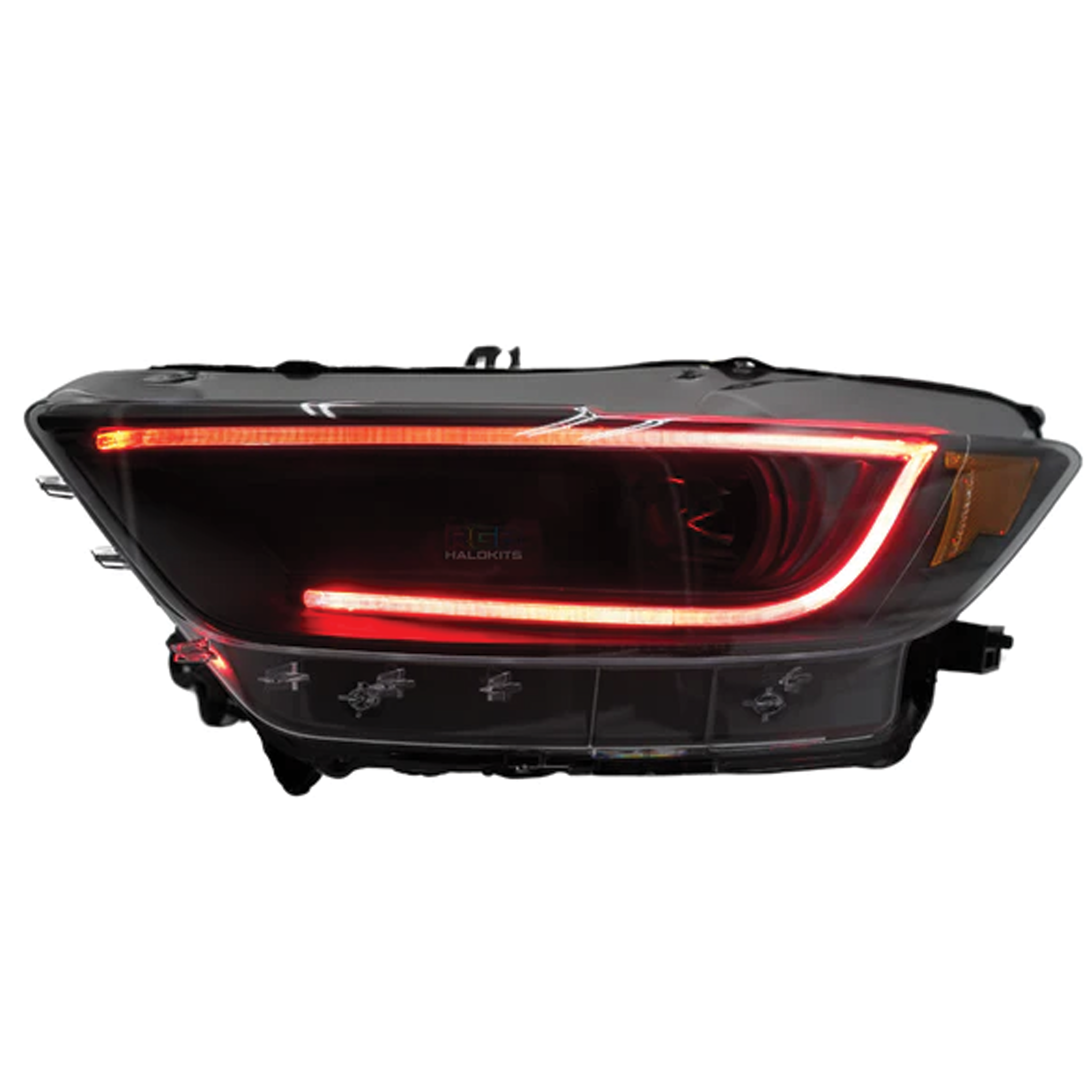 Ford Mustang: Multicolor Headlights (2015-2017) | XB Morimoto – Custom Multicolor LED Lighting by RGB Halo Kits