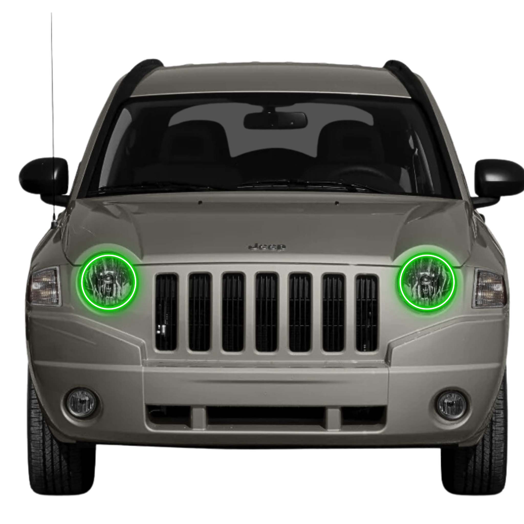 Jeep Compass Multicolor Halo Kit (2007-2010) – Custom Multicolor LED Lighting by RGB Halo Kits
