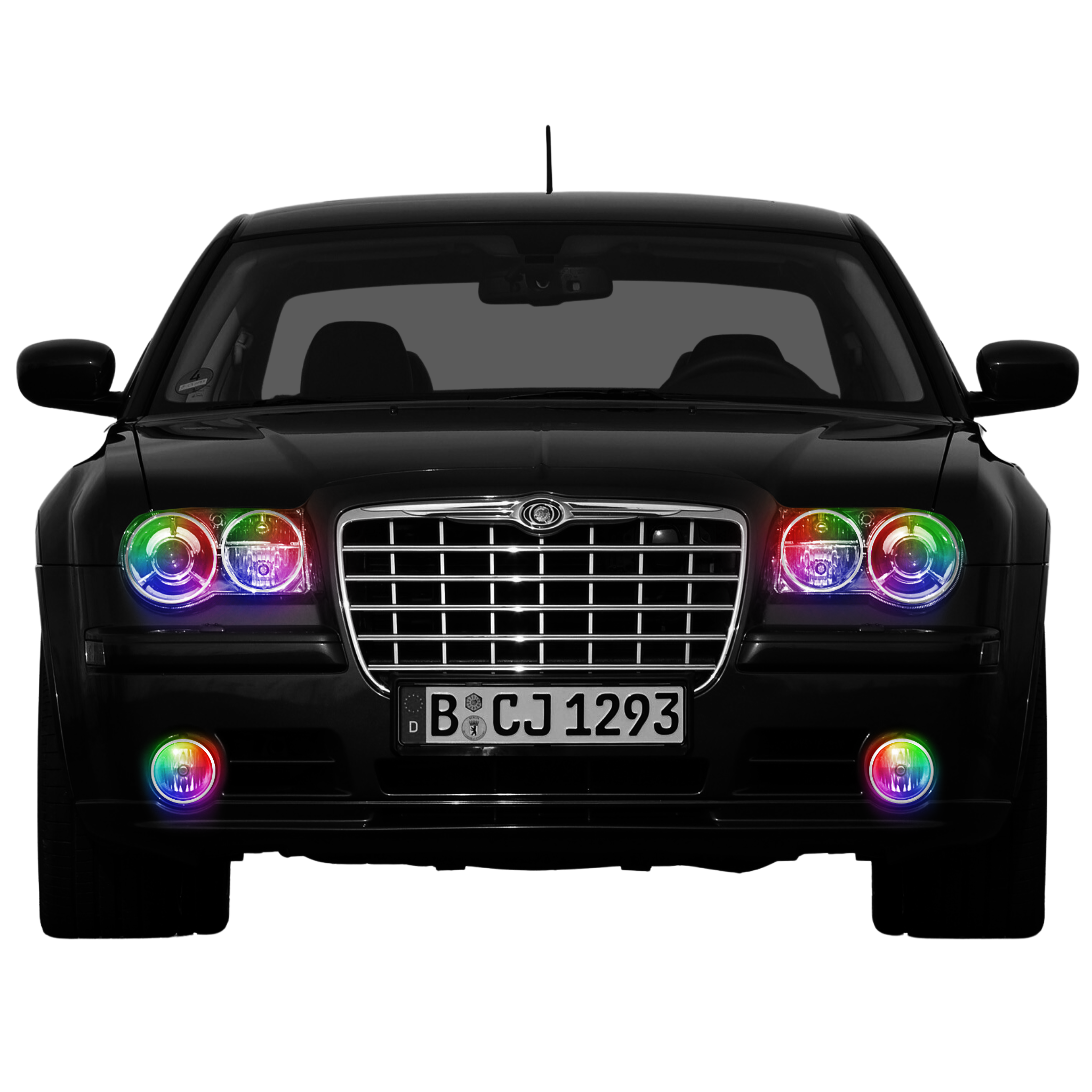 Chrysler 300 Multicolor Halo Kit (Base Model 2005-2010) – Custom Multicolor LED Lighting by RGB Halo Kits