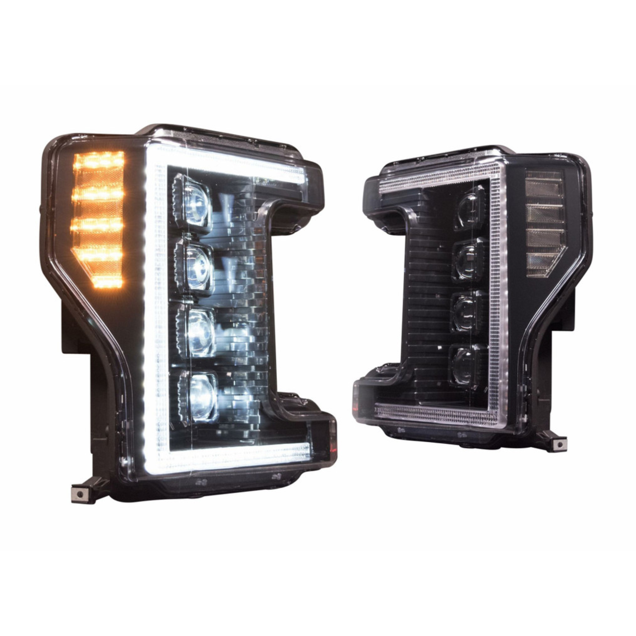 Ford Super Duty: LED Headlights (2011 - 2016) | XB – Custom Multicolor LED Lighting by RGB Halo Kits