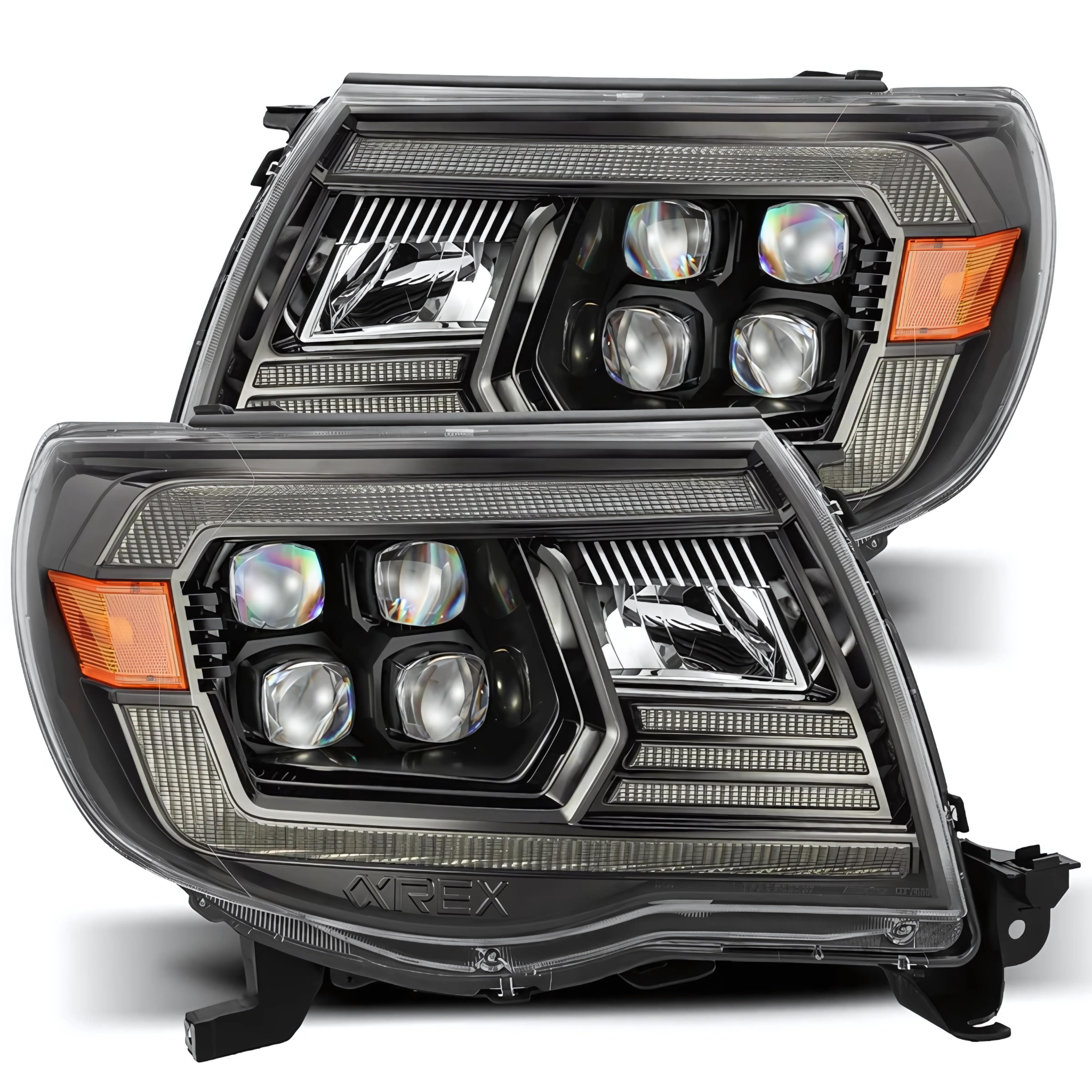 Toyota Tacoma Headlights (2005-2011) | Alpharex – Custom Multicolor LED Lighting by RGB Halo Kits
