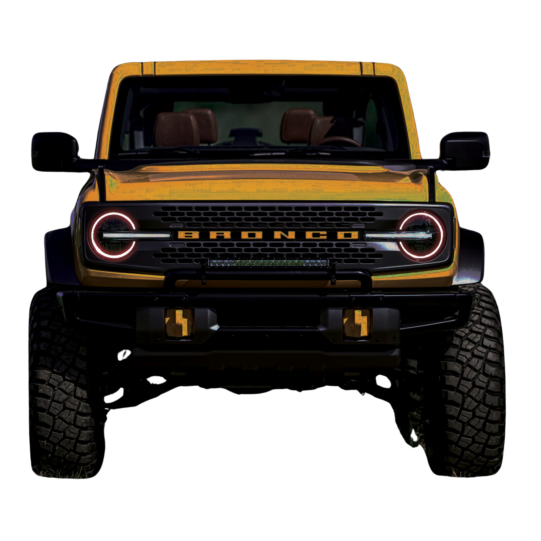 Ford Bronco Multicolor RGBW DRL Boards (2021-2024) – Custom Multicolor LED Lighting by RGB Halo Kits