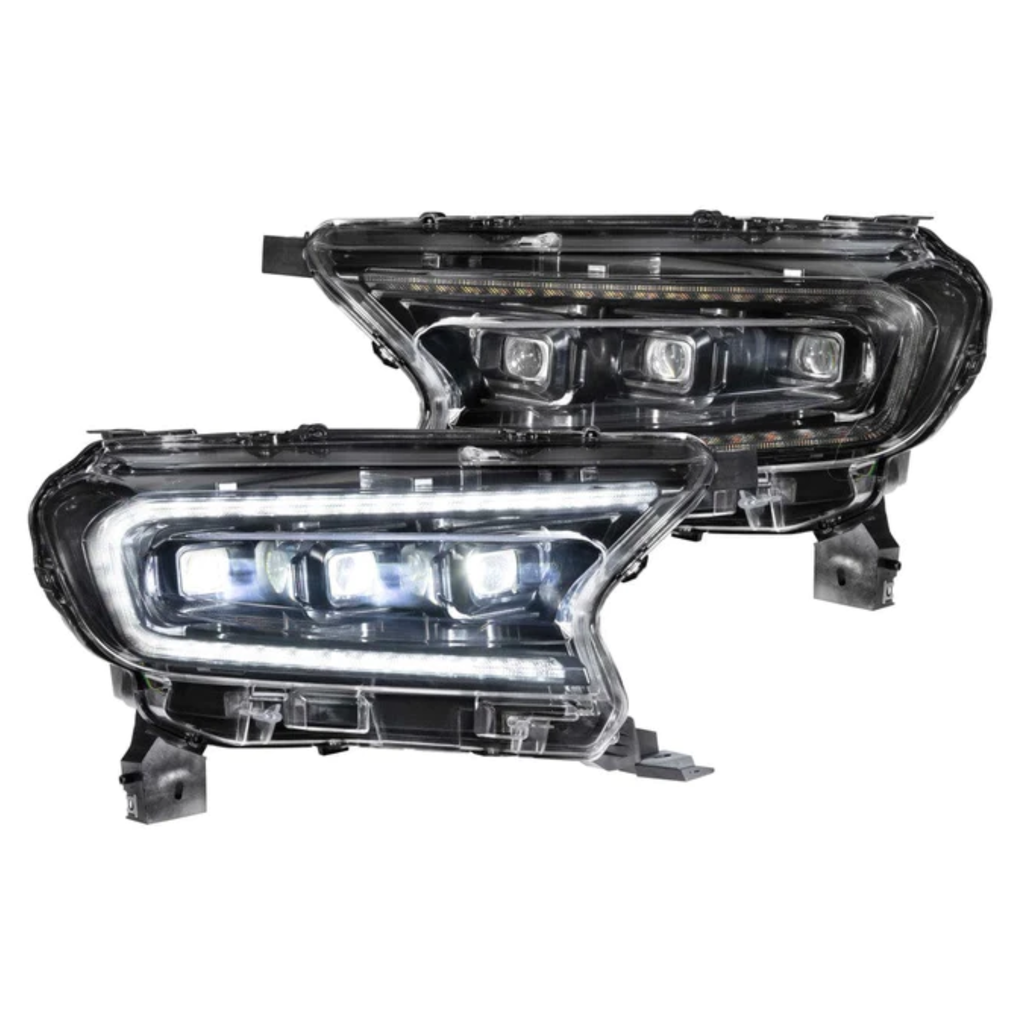 Ford Ranger: LED Headlights (2019 - 2023) | XB – Custom Multicolor LED Lighting by RGB Halo Kits