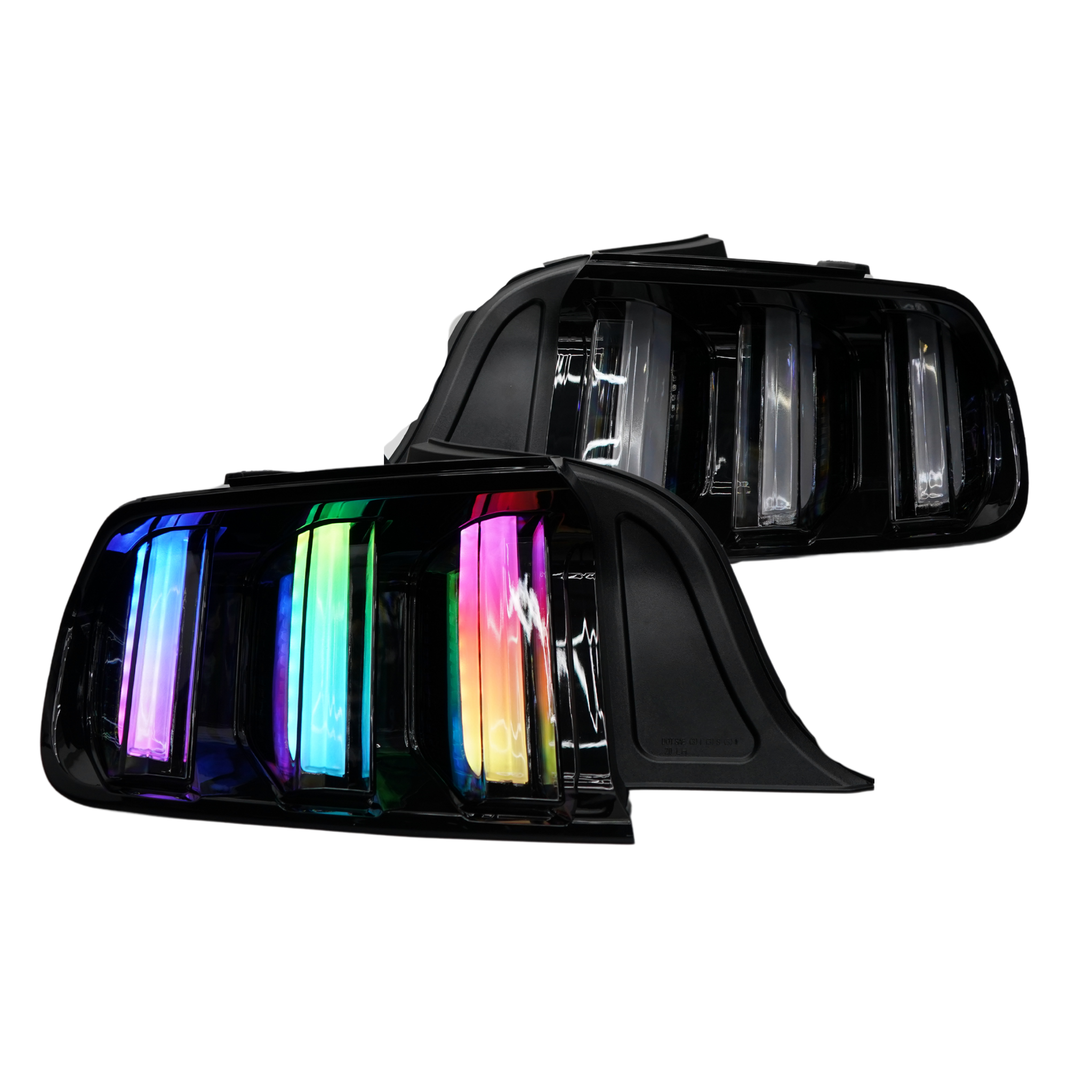 Ford Mustang Multicolor Flow LED Tail Lights (2015-2022) | XB Morimoto – Custom Multicolor LED Lighting by RGB Halo Kits