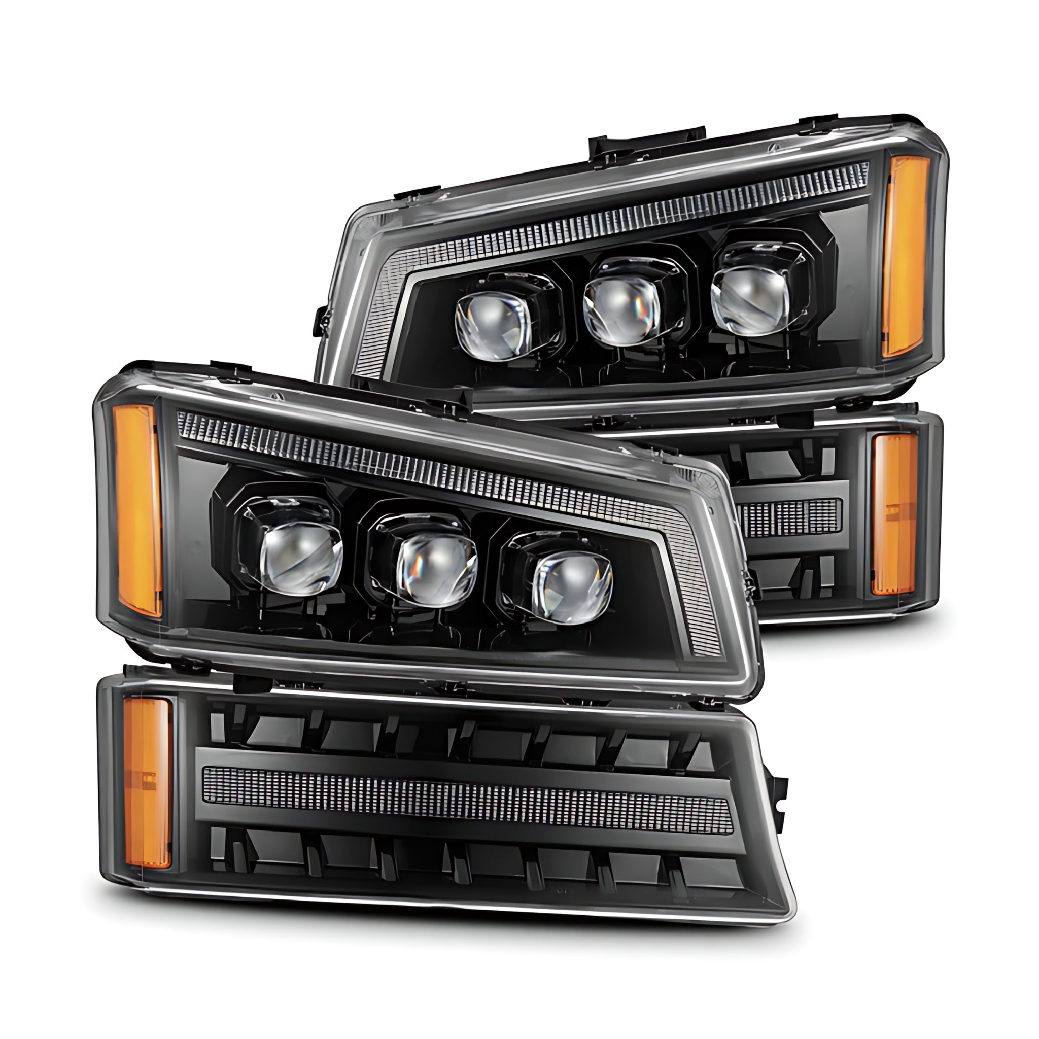 Chevrolet Avalanche (2002-2006) Headlights | Alpharex – Custom Multicolor LED Lighting by RGB Halo Kits