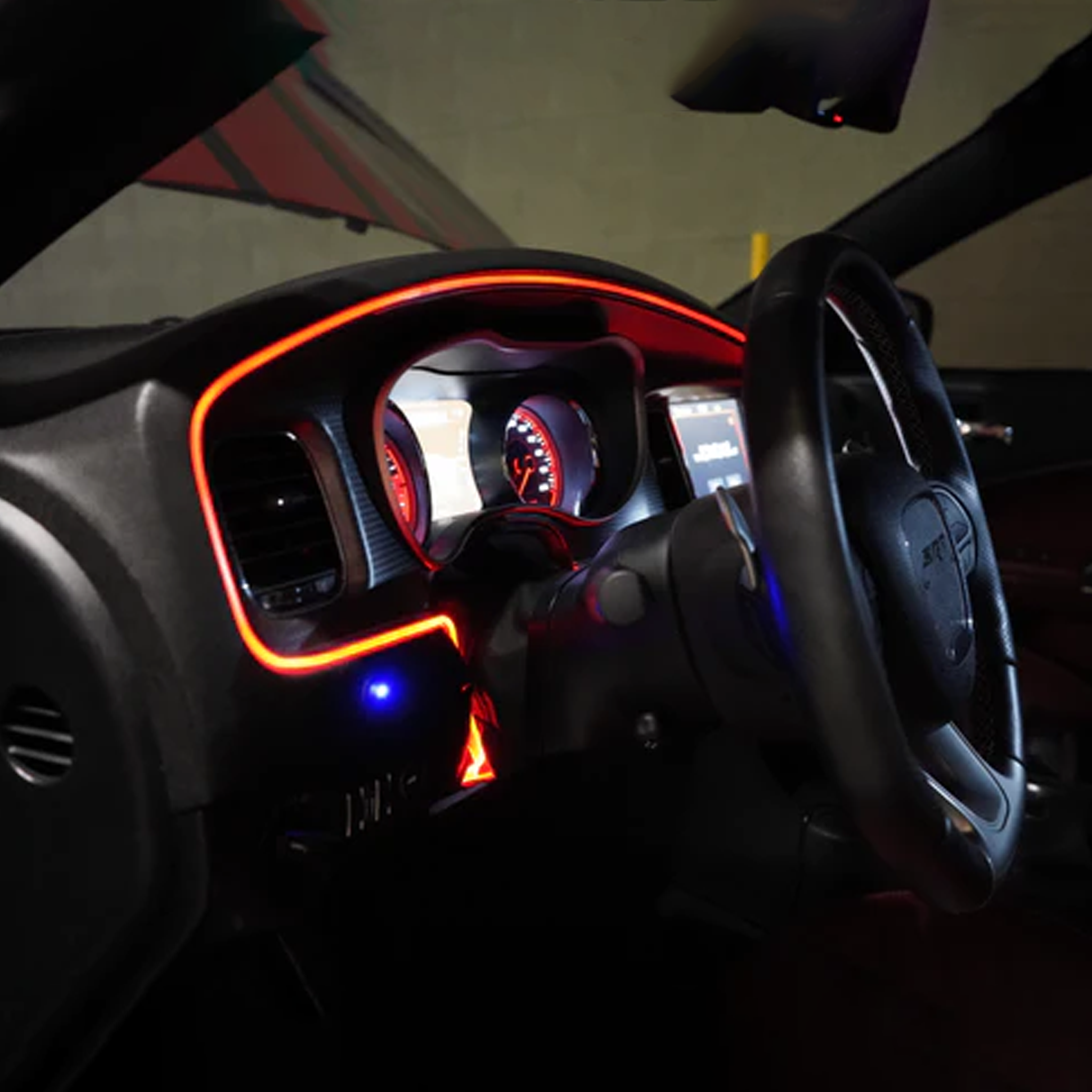 RGBW Fiber Optic Interior Ambient Lighting Kit 2.0 (6pc) – Custom Multicolor LED Lighting by RGB Halo Kits
