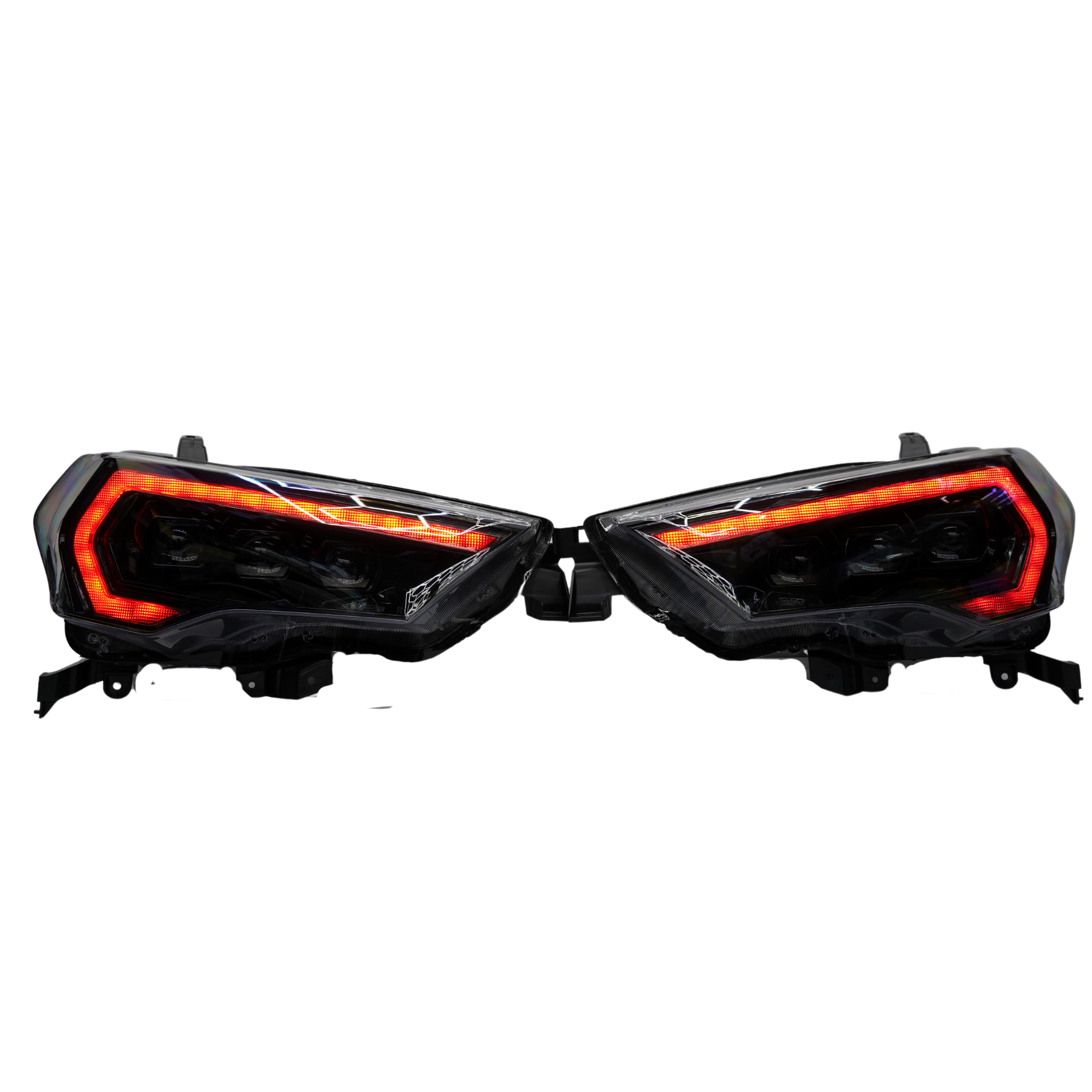 Toyota 4Runner: Multicolor Flow Series Headlights (2014-2024) | XB Morimoto – Custom Multicolor LED Lighting by RGB Halo Kits