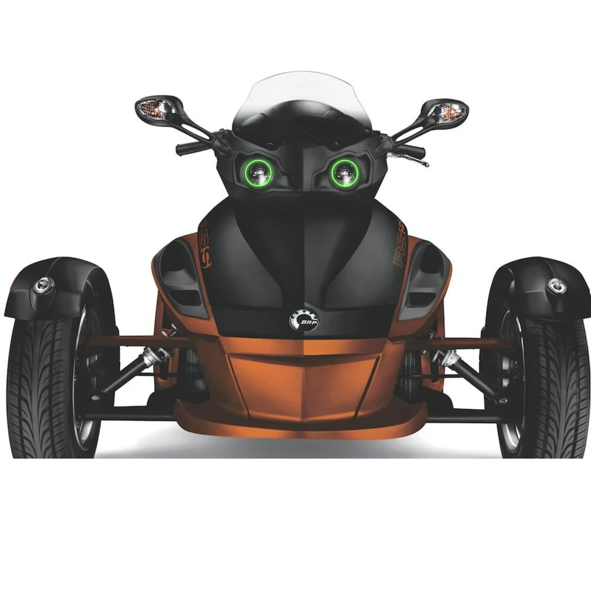 Can-Am Spyder Waterproof Multicolor Halo Kit (2008-2010) – Custom Multicolor LED Lighting by RGB Halo Kits