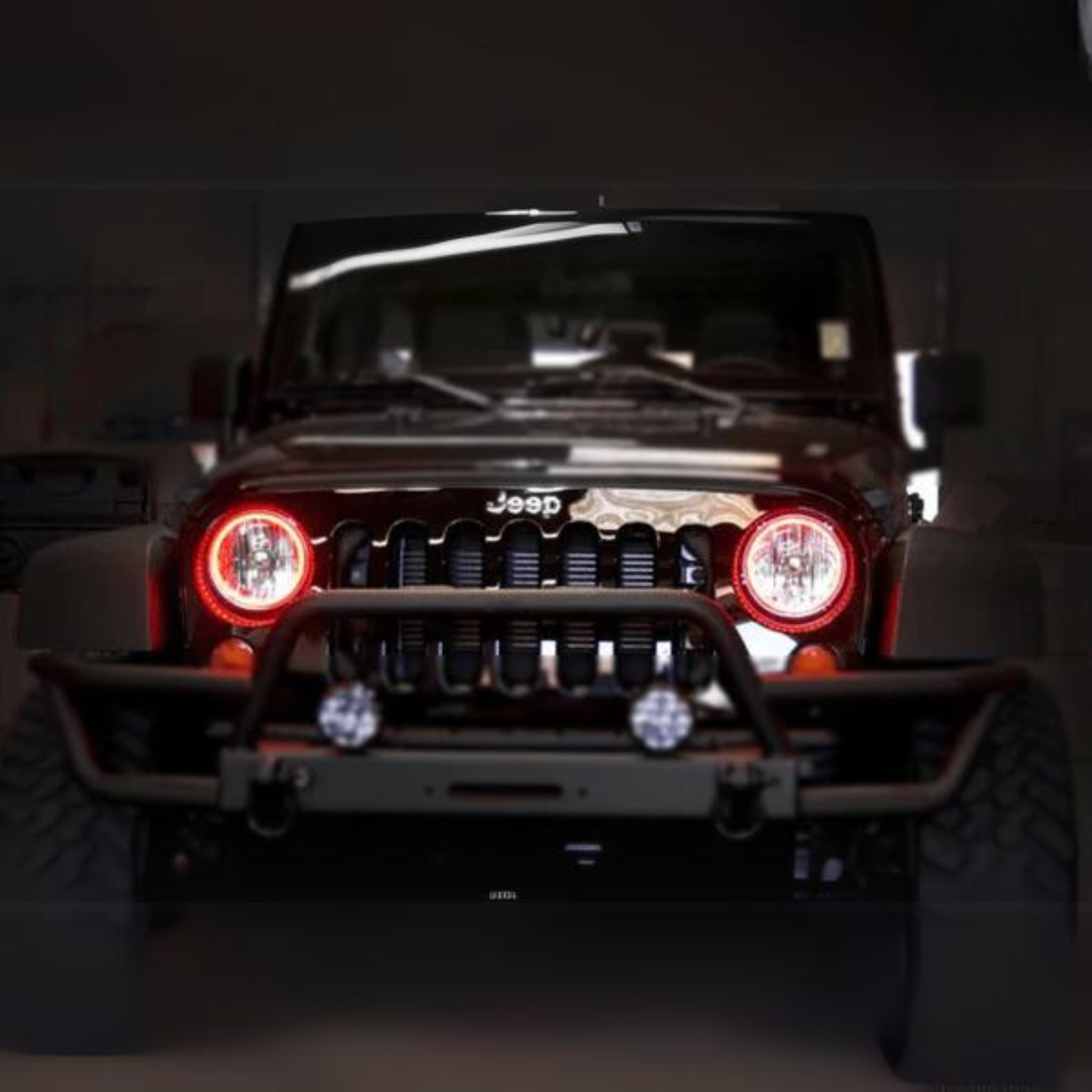 Jeep Wrangler JK Multicolor Halo Kit- Surface Mount Waterproof (2007-2017)