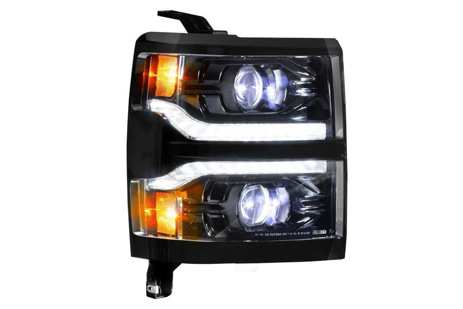 Chevrolet Silverado 1500: Headlights (2014 - 2015) | XB – Custom Multicolor LED Lighting by RGB Halo Kits
