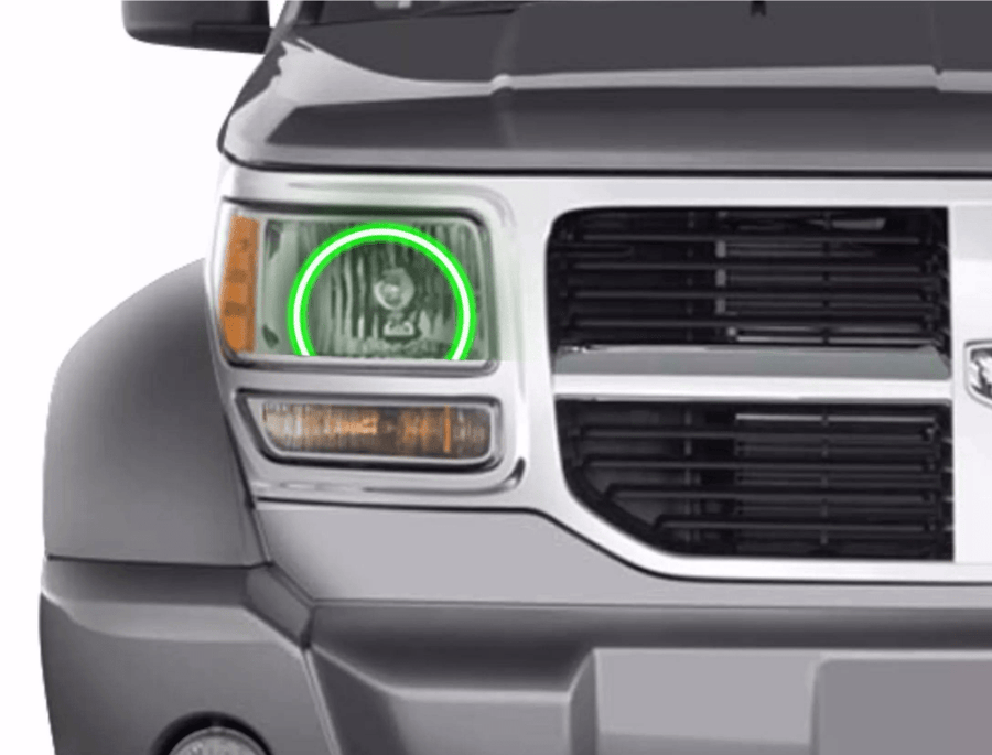Dodge Nitro Multicolor Halo Kit (2007-2012) – Custom Multicolor LED Lighting by RGB Halo Kits