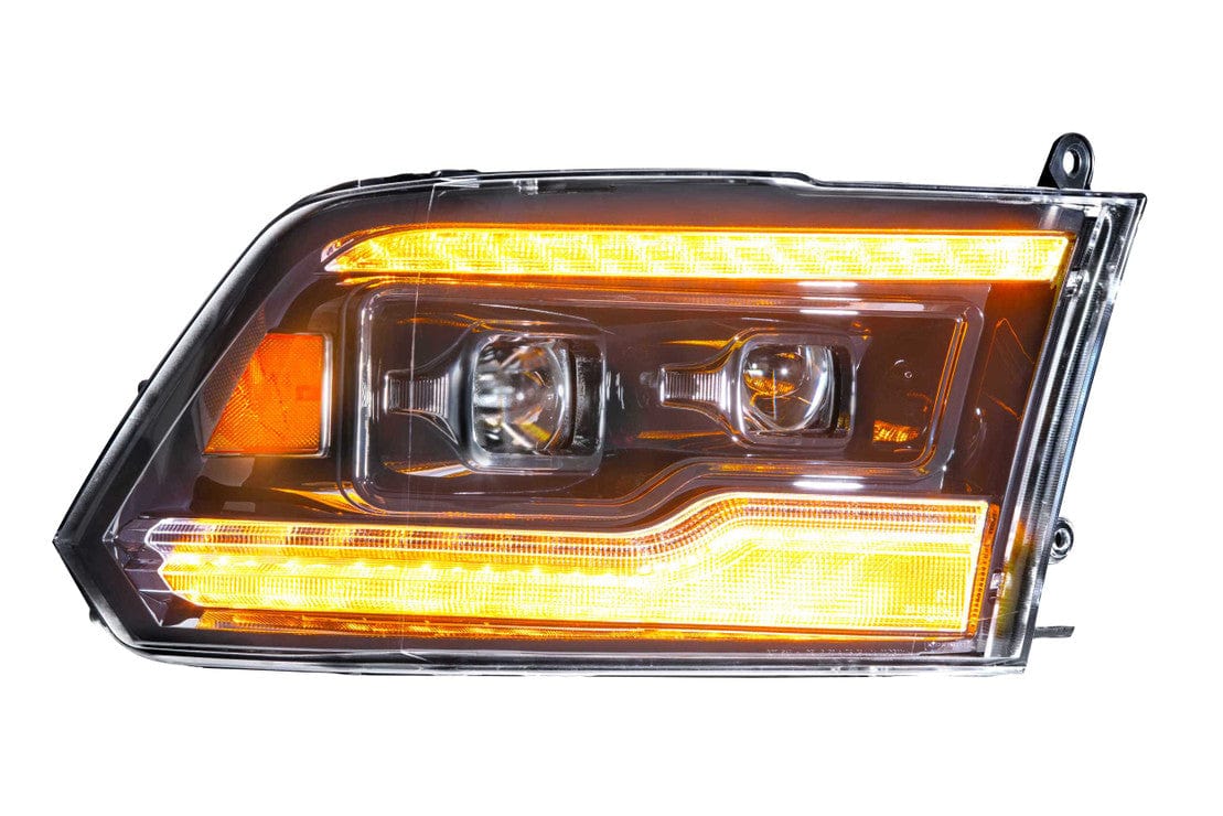 Dodge Ram: XB LED Headlights (2009 - 2018) – Custom Multicolor LED Lighting by RGB Halo Kits