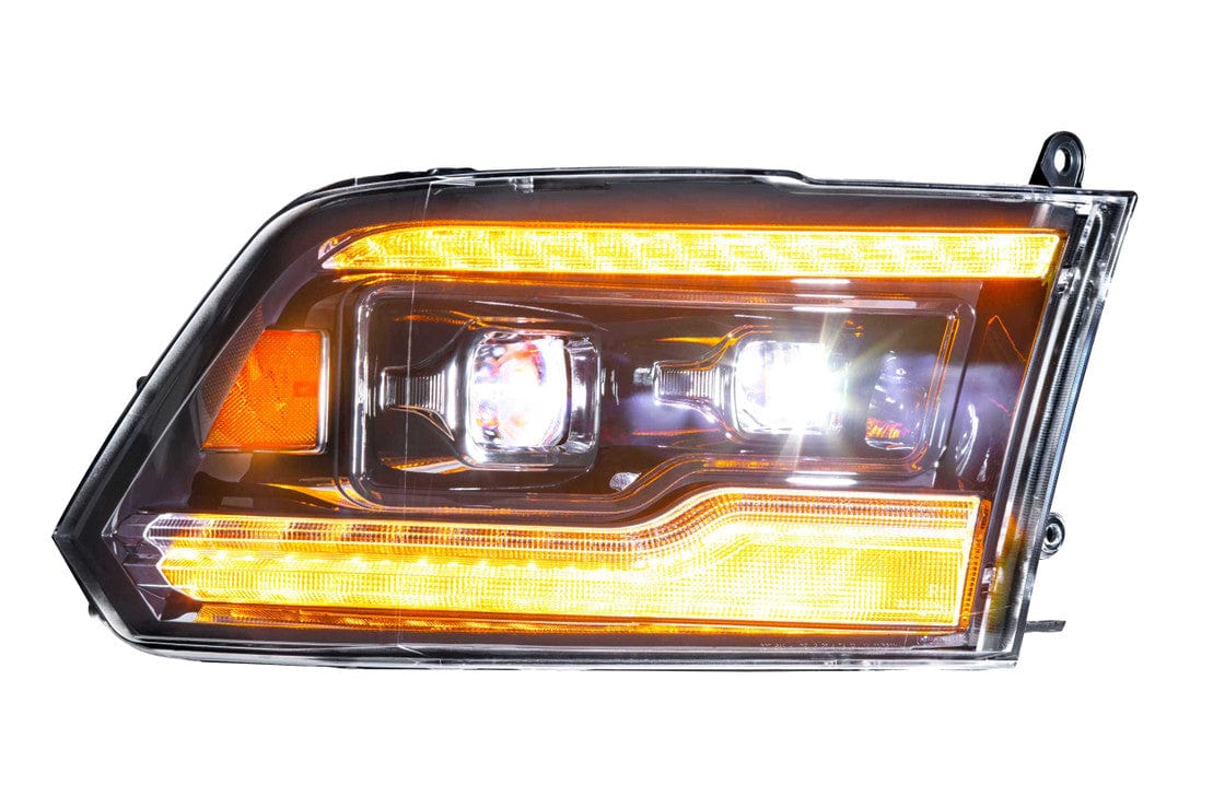 Dodge Ram: XB LED Headlights (2009 - 2018) – Custom Multicolor LED Lighting by RGB Halo Kits