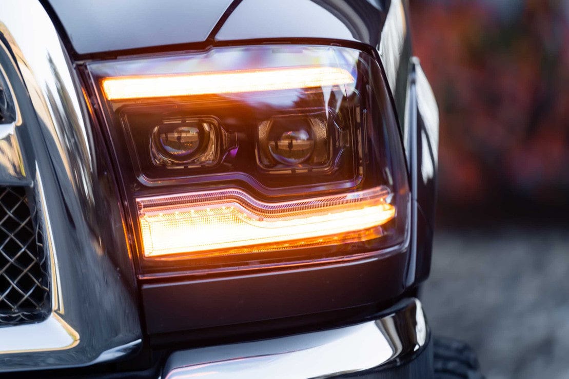 Dodge Ram: XB LED Headlights (2009 - 2018) – Custom Multicolor LED Lighting by RGB Halo Kits