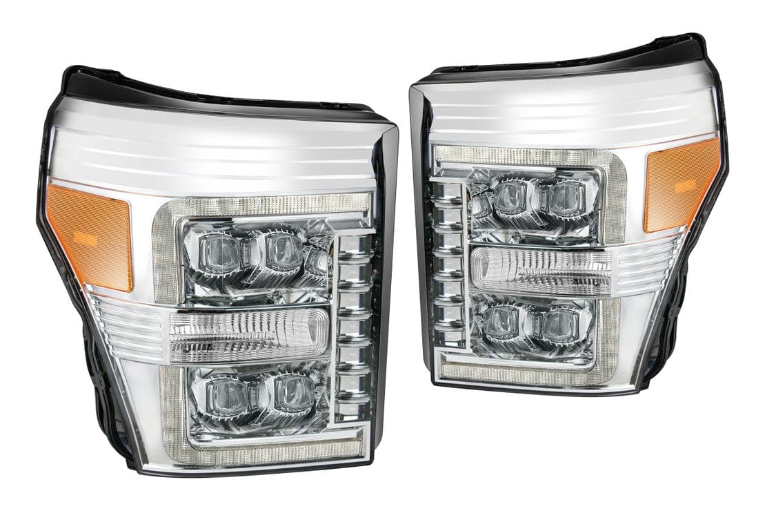 FORD SUPER DUTY (11-16): ALPHAREX NOVA HEADLIGHTS – Custom Multicolor LED Lighting by RGB Halo Kits