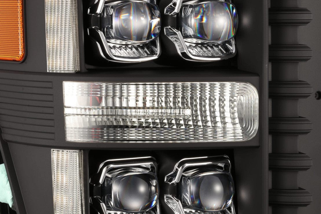 FORD SUPER DUTY (11-16): ALPHAREX NOVA HEADLIGHTS – Custom Multicolor LED Lighting by RGB Halo Kits