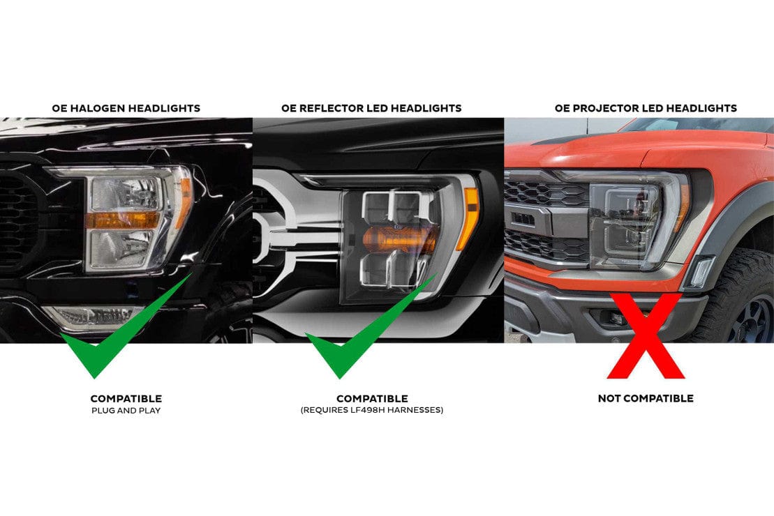Ford F-150: LED HEADLIGHTS (2021 - 2023) | XB – Custom Multicolor LED Lighting by RGB Halo Kits
