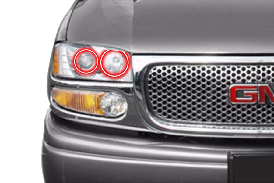 GMC Sierra Denali Multicolor Halo Kit (2001-2006) – Custom Multicolor LED Lighting by RGB Halo Kits