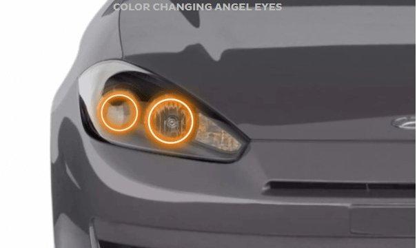 Hyundai Tiburon Multicolor Halo Kit (2007-2008) – Custom Multicolor LED Lighting by RGB Halo Kits