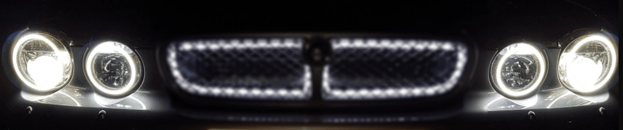 Jaguar XJ (X350) Multicolor Halo Kit (2003-2009) – Custom Multicolor LED Lighting by RGB Halo Kits