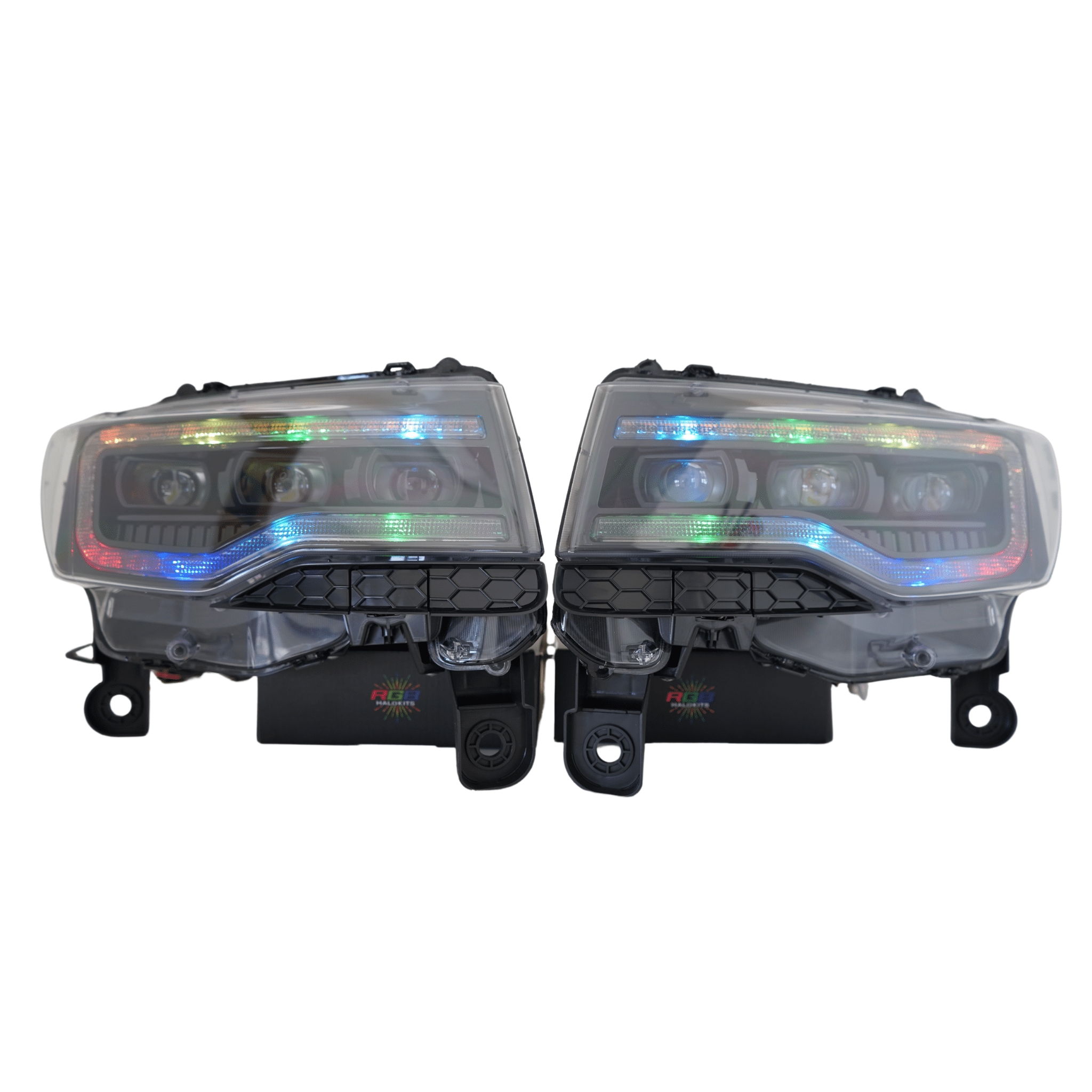 Jeep Grand Cherokee: Multicolor Flow Series Headlights (2014-2021) | XB Morimoto – Custom Multicolor LED Lighting by RGB Halo Kits
