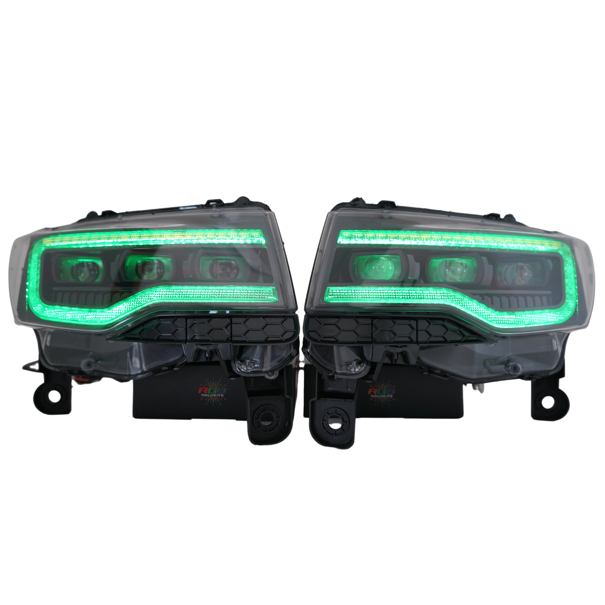 Jeep Grand Cherokee: Multicolor Flow Series Headlights (2014-2021) | XB Morimoto – Custom Multicolor LED Lighting by RGB Halo Kits
