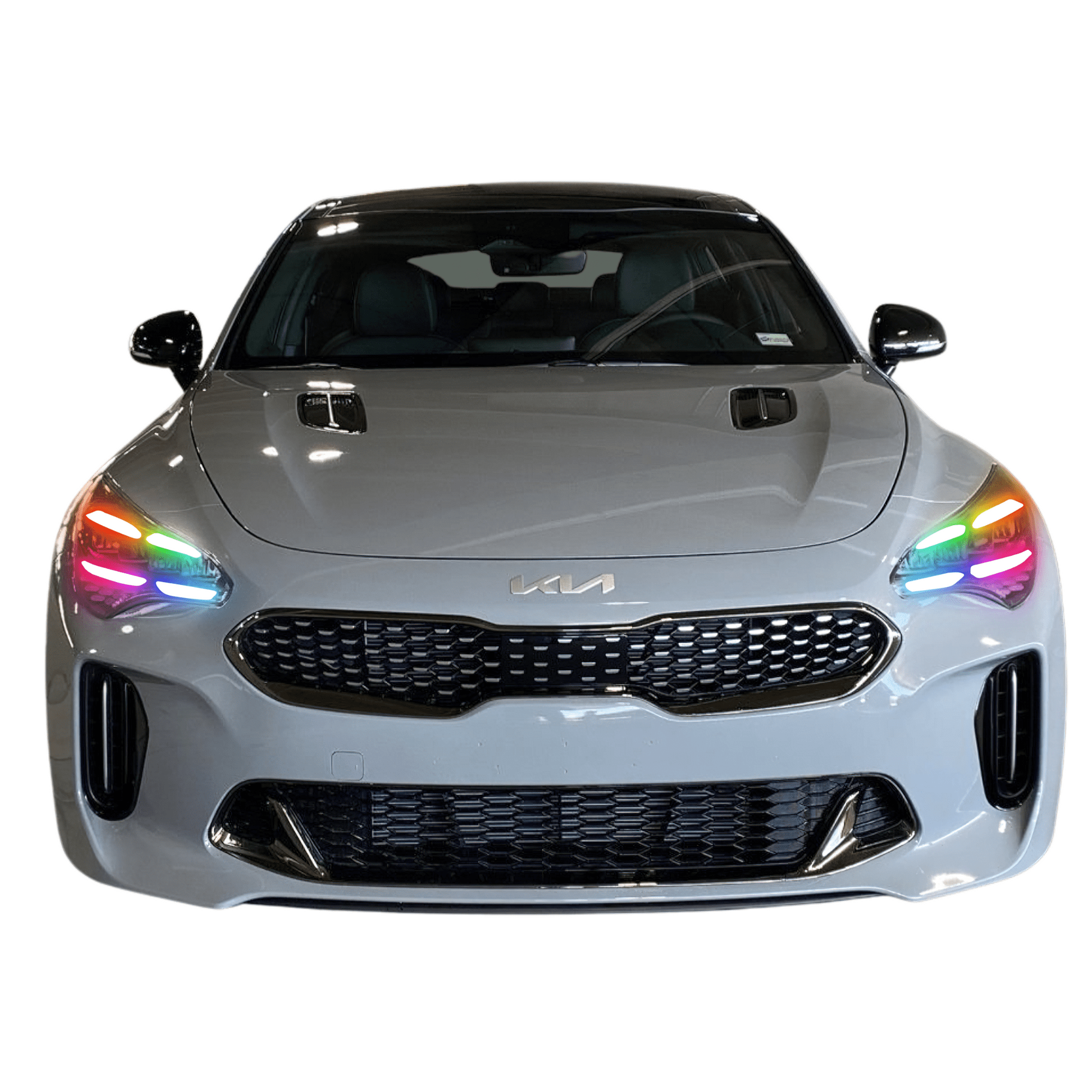 Kia Stinger Multicolor Flow Series DRL Boards (2022-2024) – Custom Multicolor LED Lighting by RGB Halo Kits