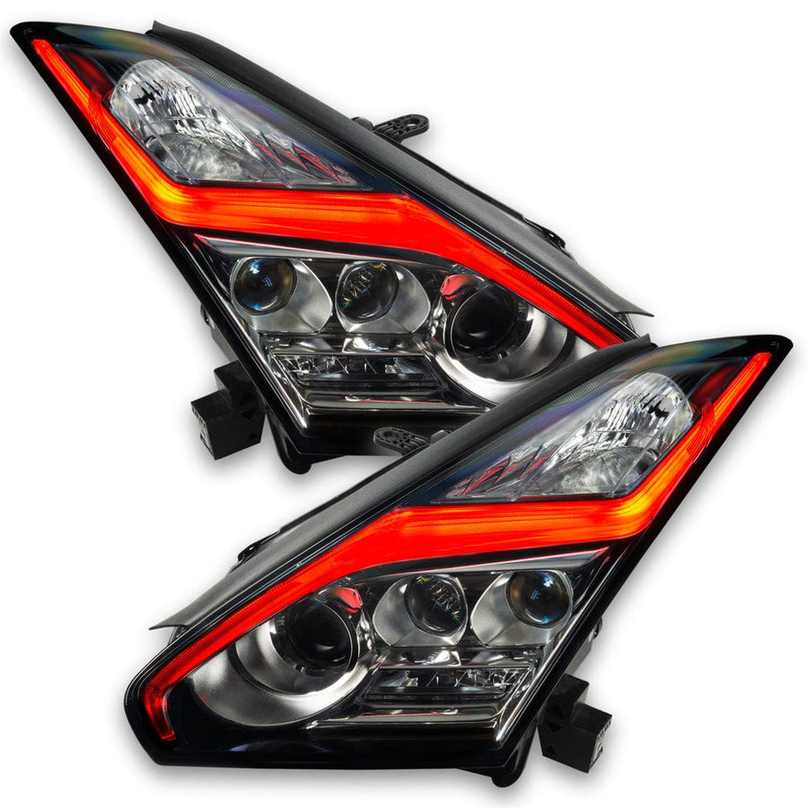 Nissan GTR RGBW DRL Boards (2015-2024) – Custom Multicolor LED Lighting by RGB Halo Kits