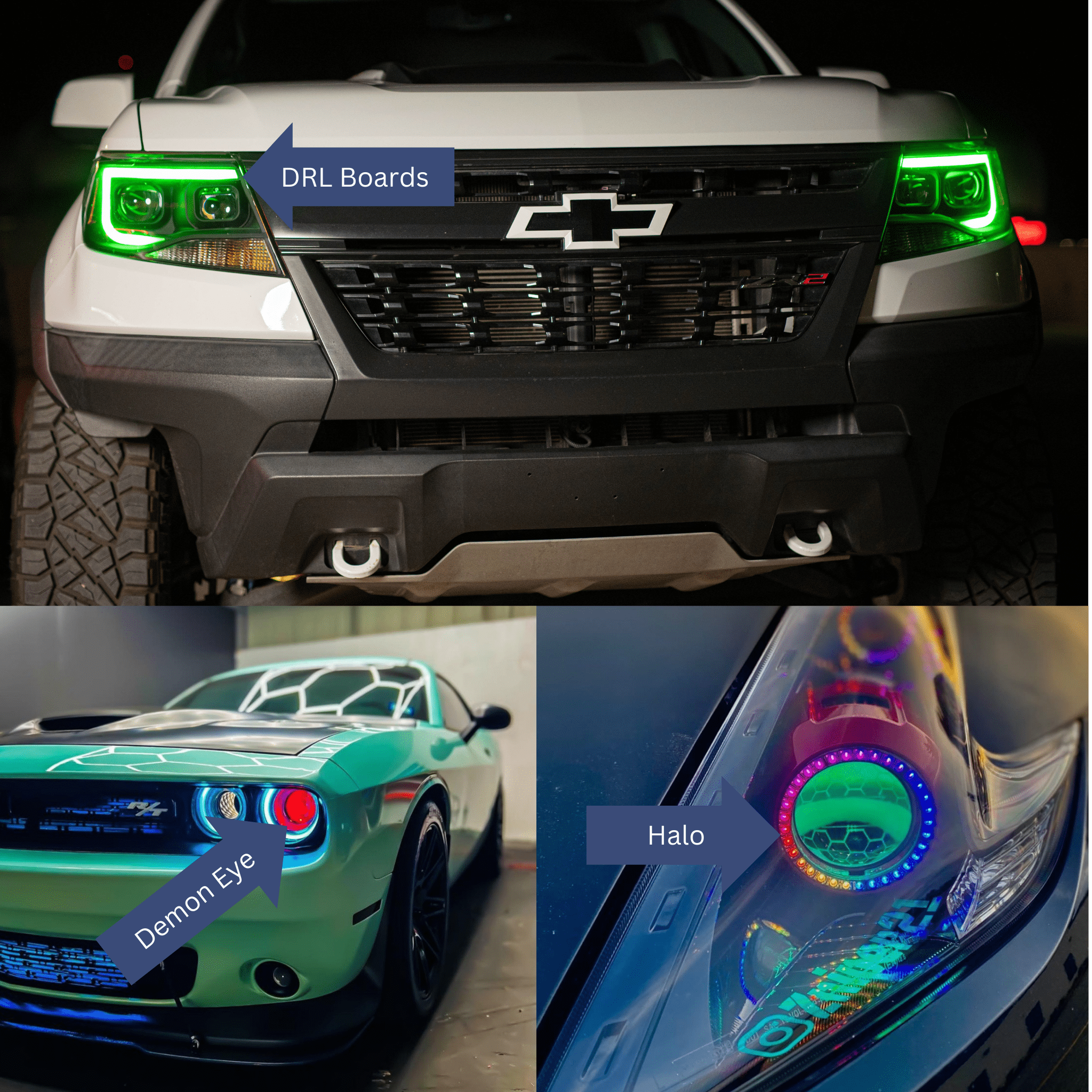 Professional Installation Service (Ship In) – Custom Multicolor LED Lighting by RGB Halo Kits