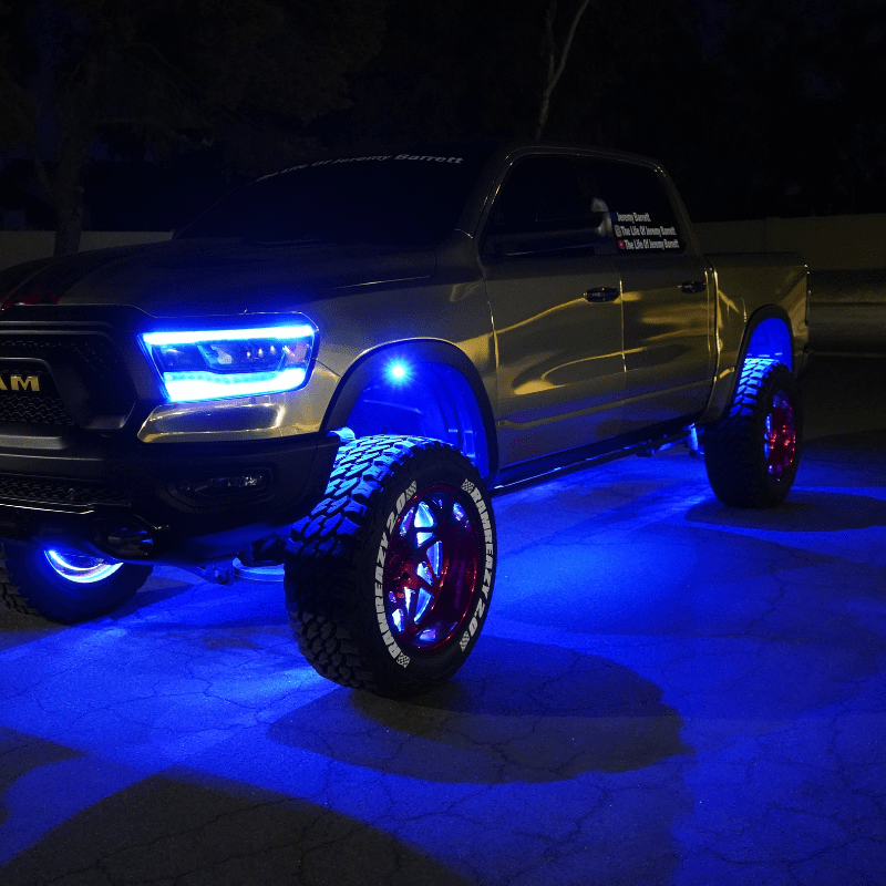 RGBW High Powered Rock Lights (8 Pods) – Custom Multicolor LED Lighting by RGB Halo Kits