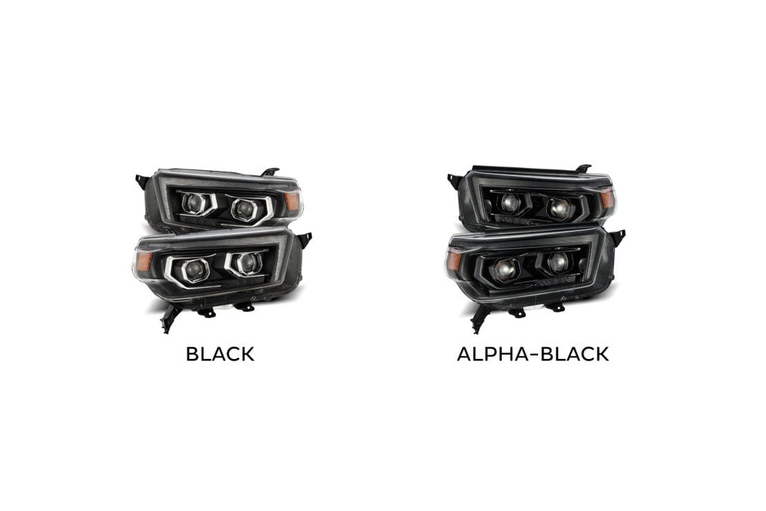 TOYOTA 4RUNNER (10-13): ALPHAREX LUXX HEADLIGHTS – Custom Multicolor LED Lighting by RGB Halo Kits