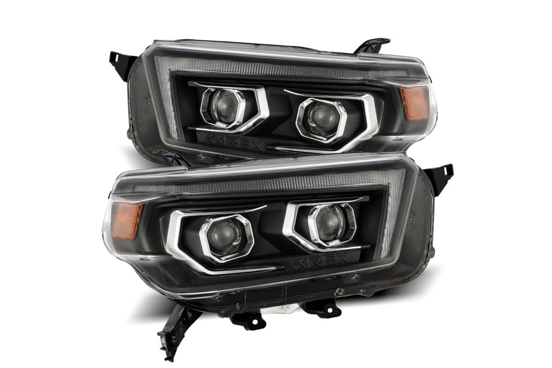 TOYOTA 4RUNNER (10-13): ALPHAREX LUXX HEADLIGHTS – Custom Multicolor LED Lighting by RGB Halo Kits